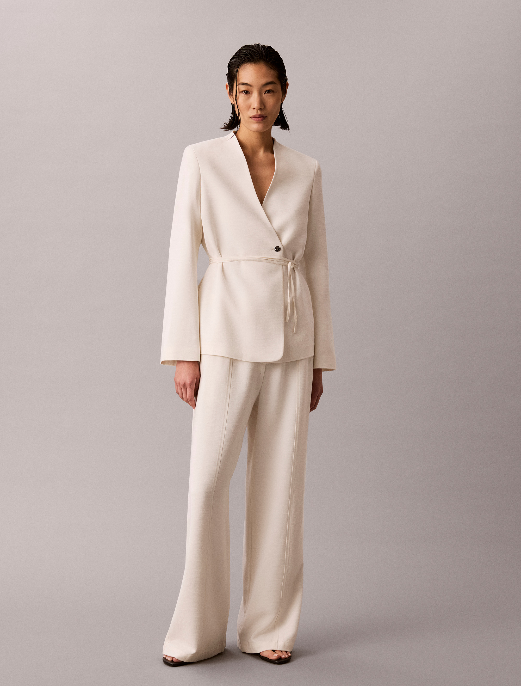 Heavy Textured Shine Pants