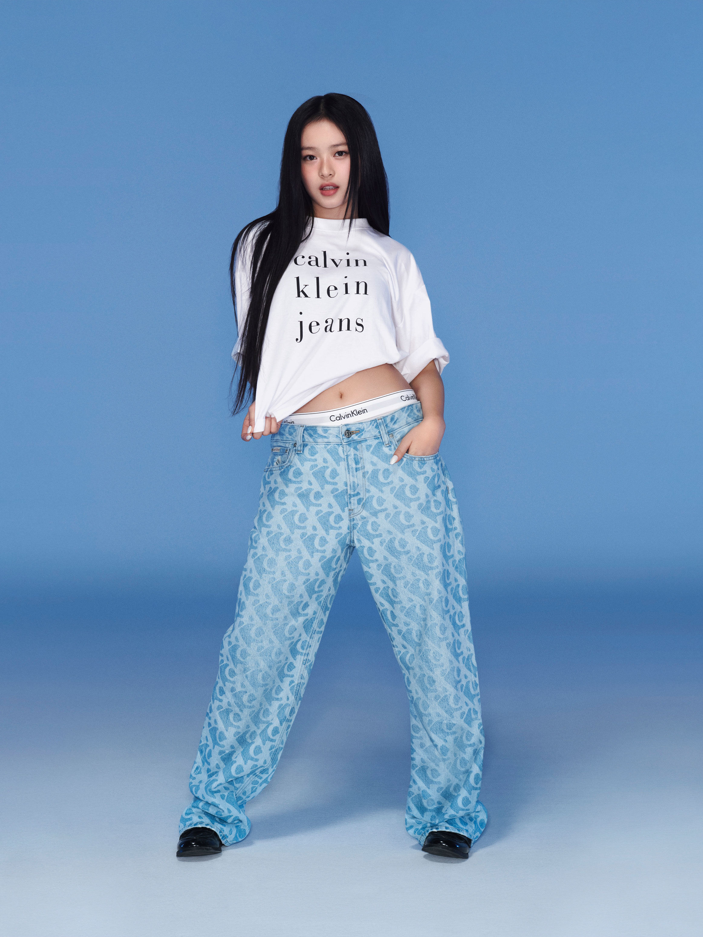 Allover Logo 90s Straight Jeans | Calvin Klein