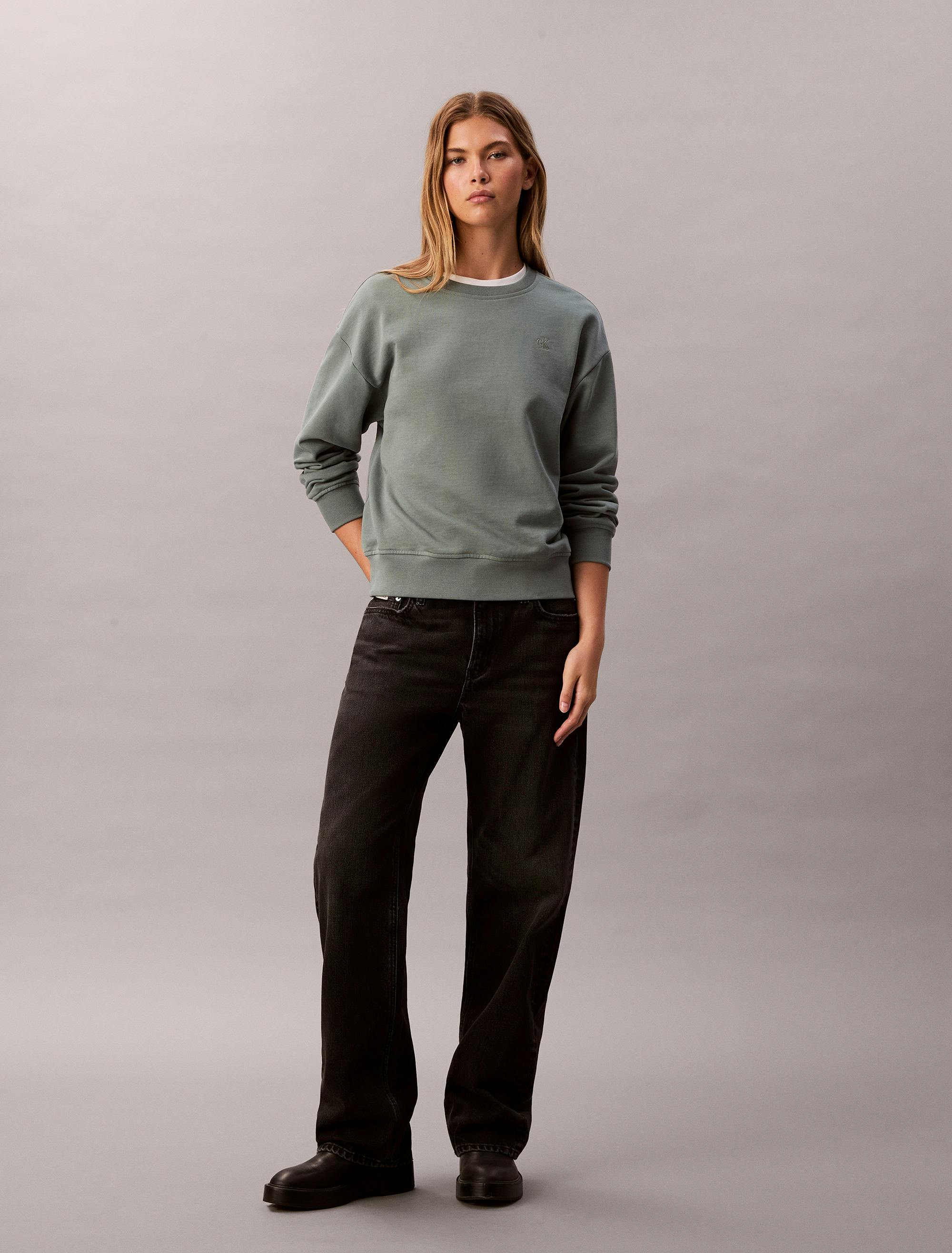 Archive Logo French Terry Relaxed Sweatshirt | Calvin Klein