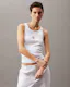 Ribbed Cotton Logo Tank Top