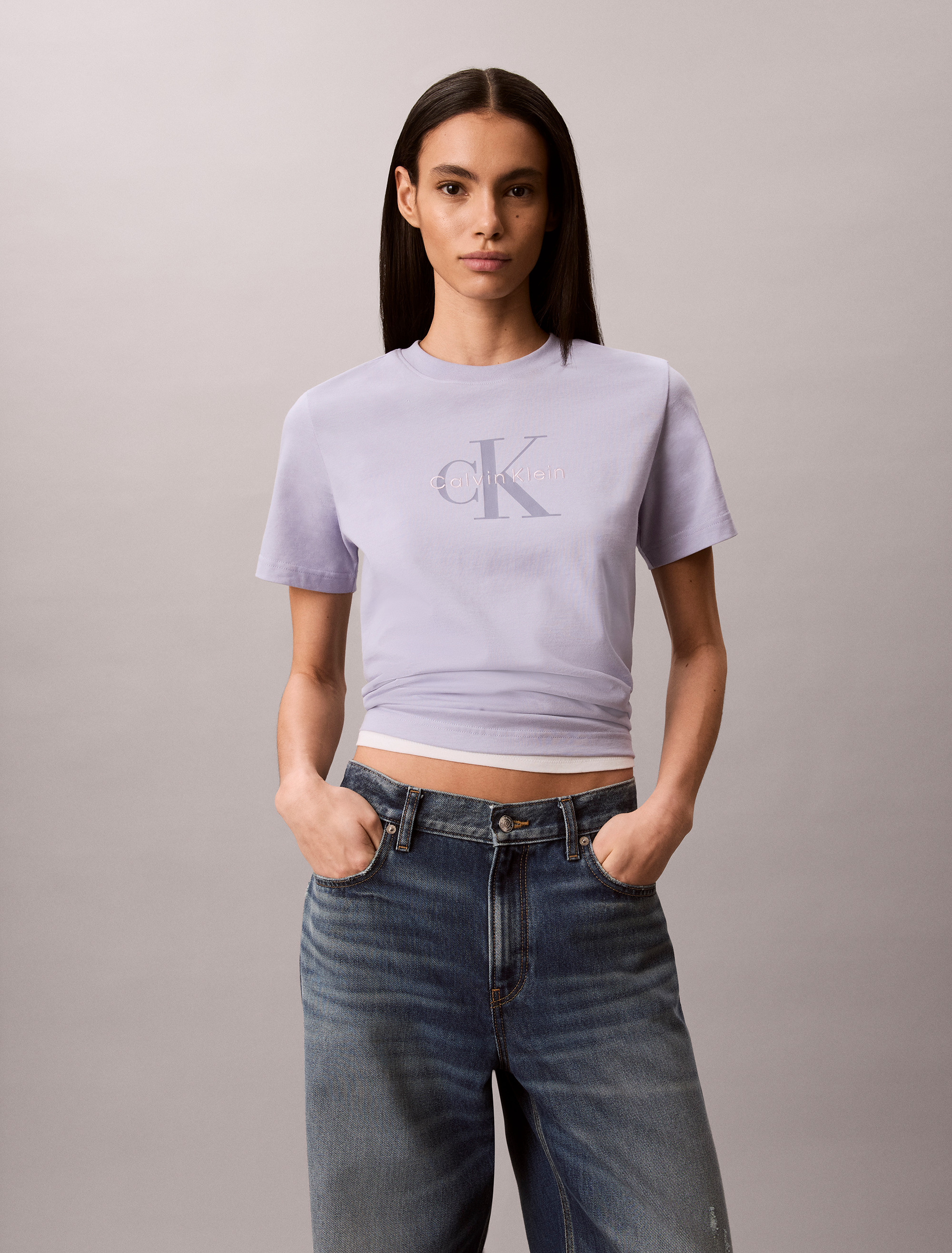 Embroidered Monogram Logo Tee