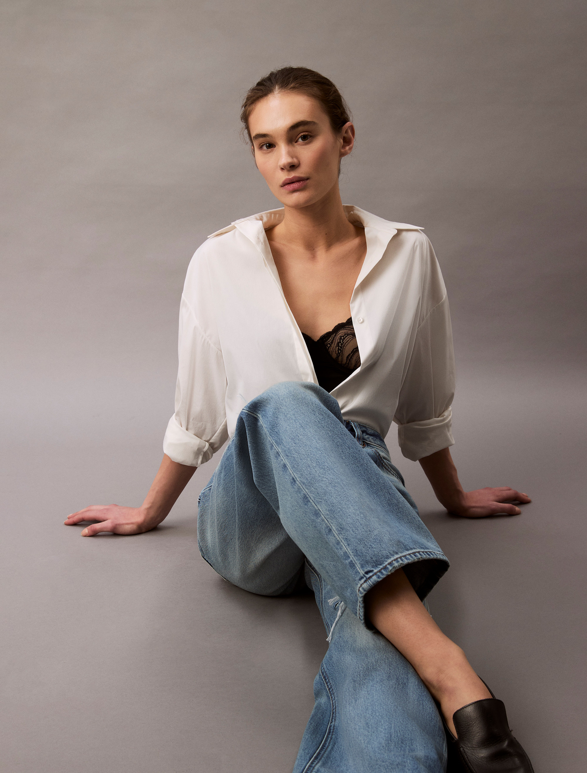 ★★ ★★ Women's Signature 90s Straight Fit Mid Signature Fit 90s Loose Straight Jean | LaneBryant