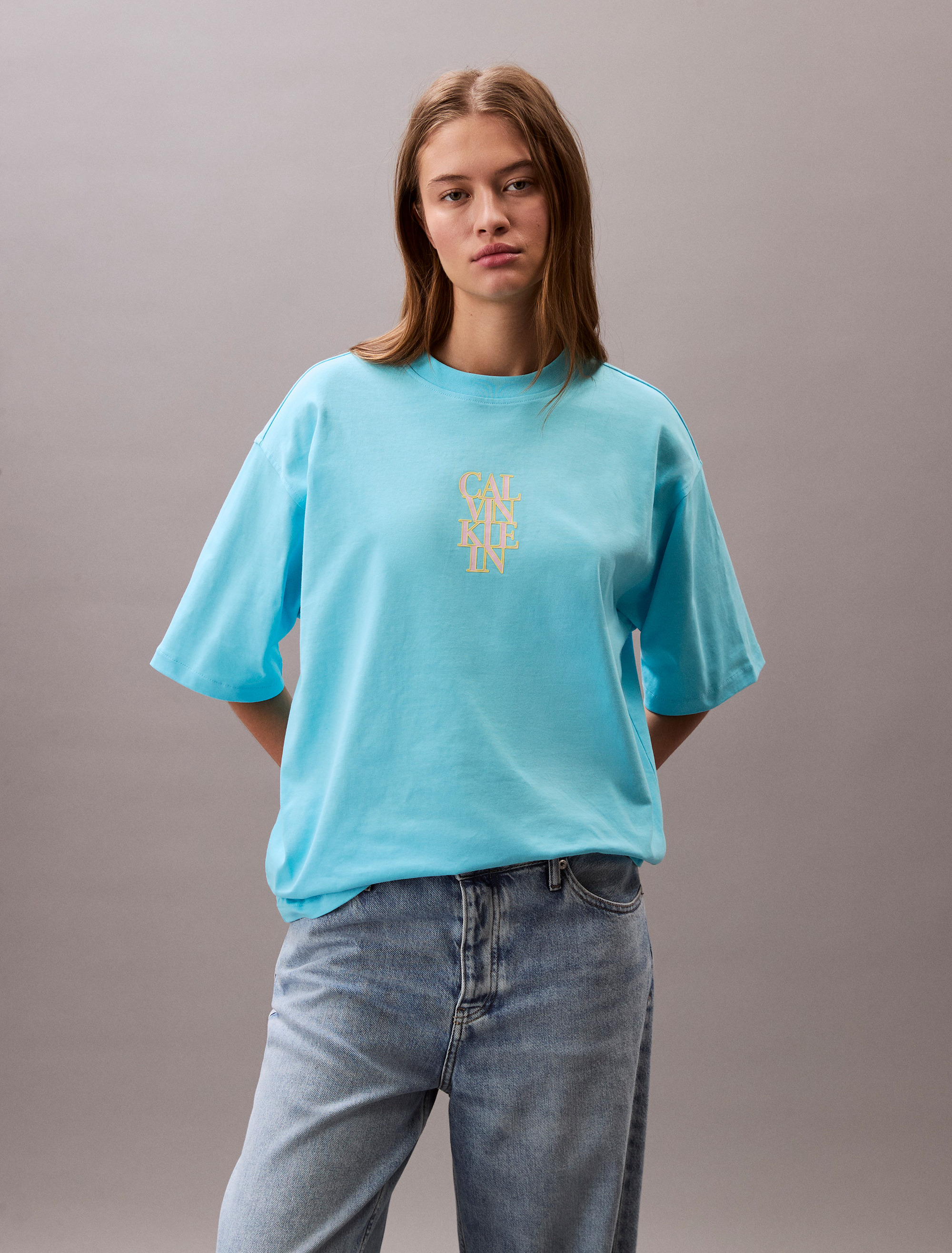 cleaveland カットソー LINEN - COTTON COLOR BLOCK T-SHIRT - various | ZARA United
