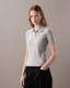 Cotton Stretch Rib Polo Shirt