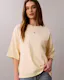 Oversized Woven Logo Tee