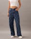 Allover Monogram Low Rise Baggy Jeans