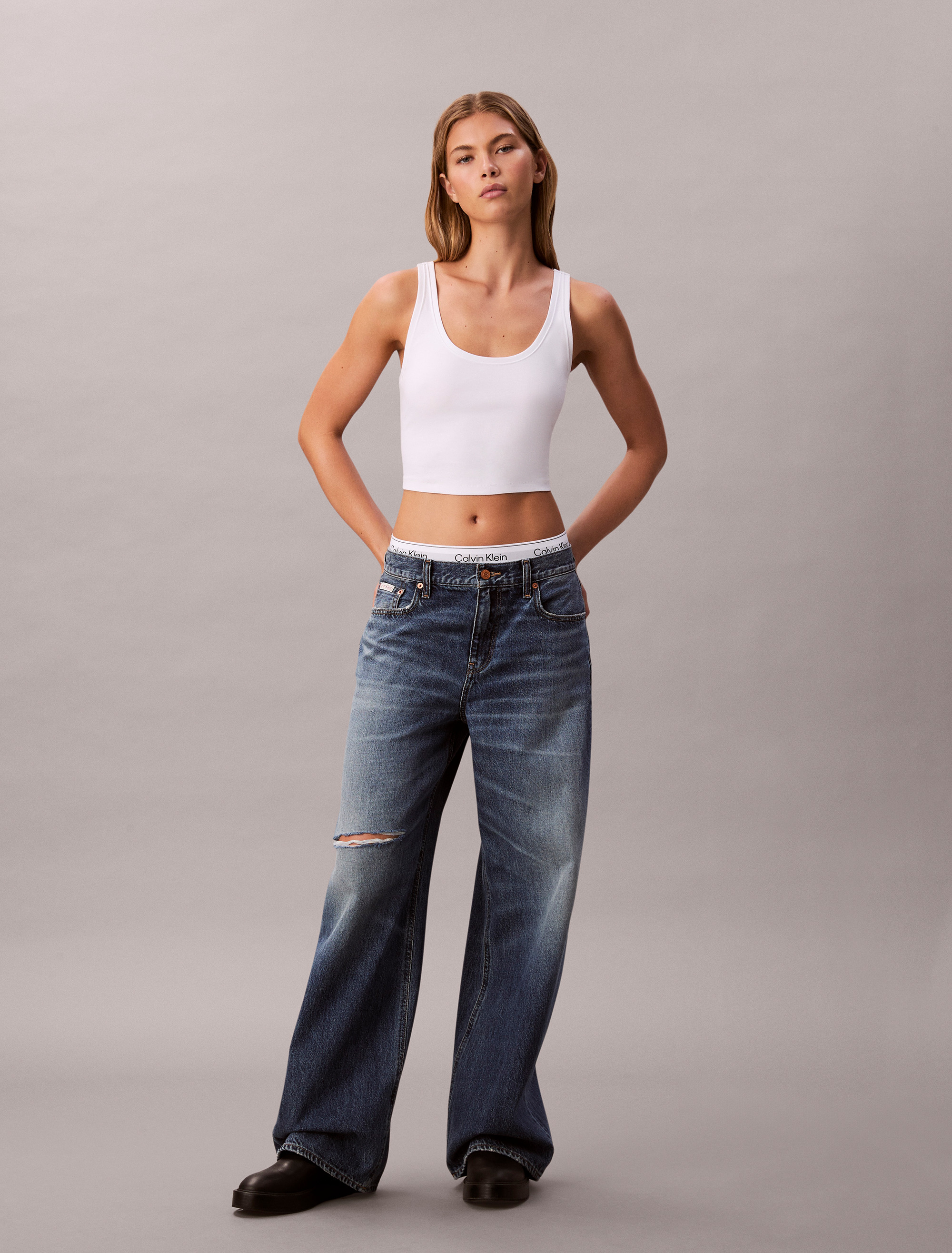 Low Rise Baggy Jeans