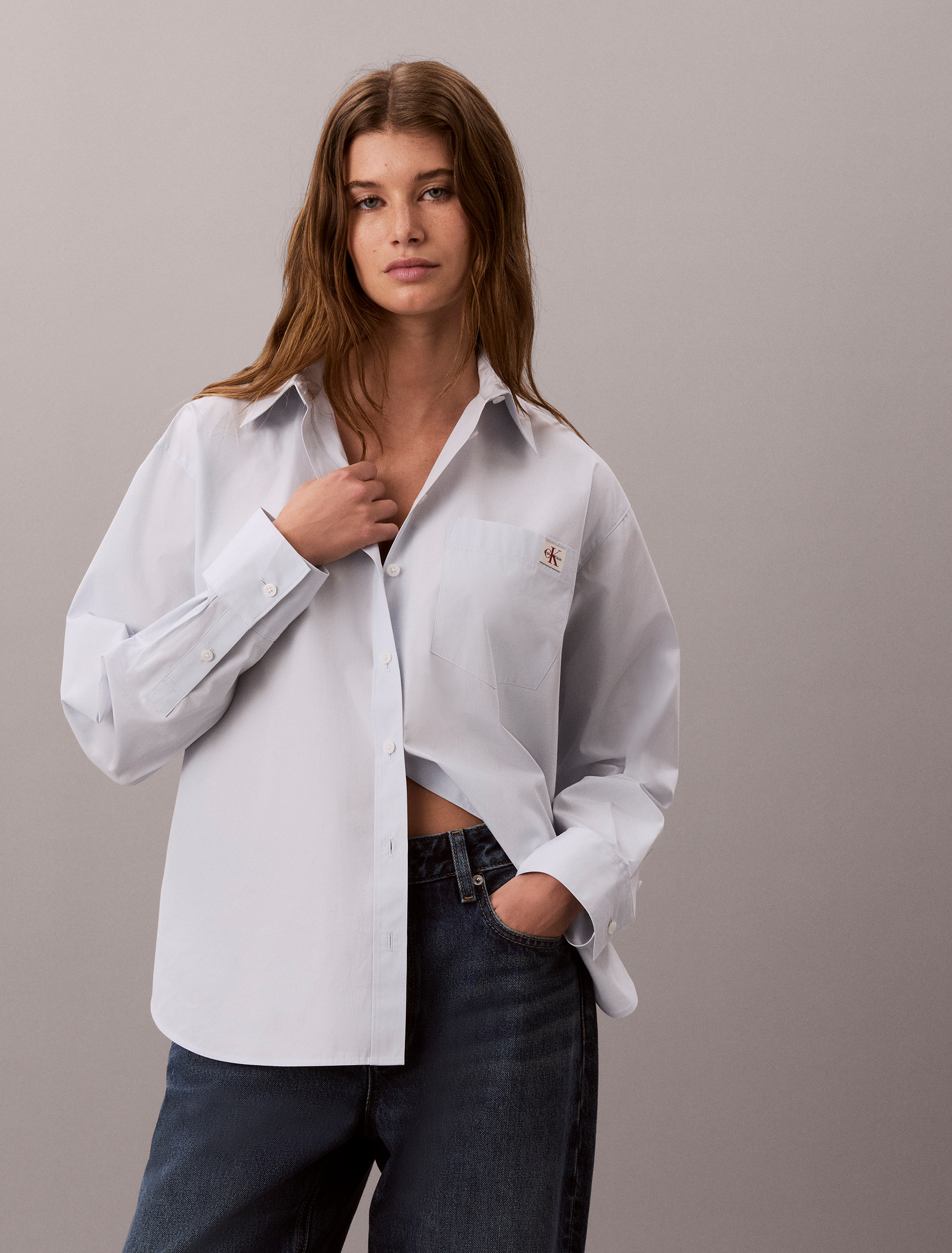 Relaxed Cotton Poplin Shirt