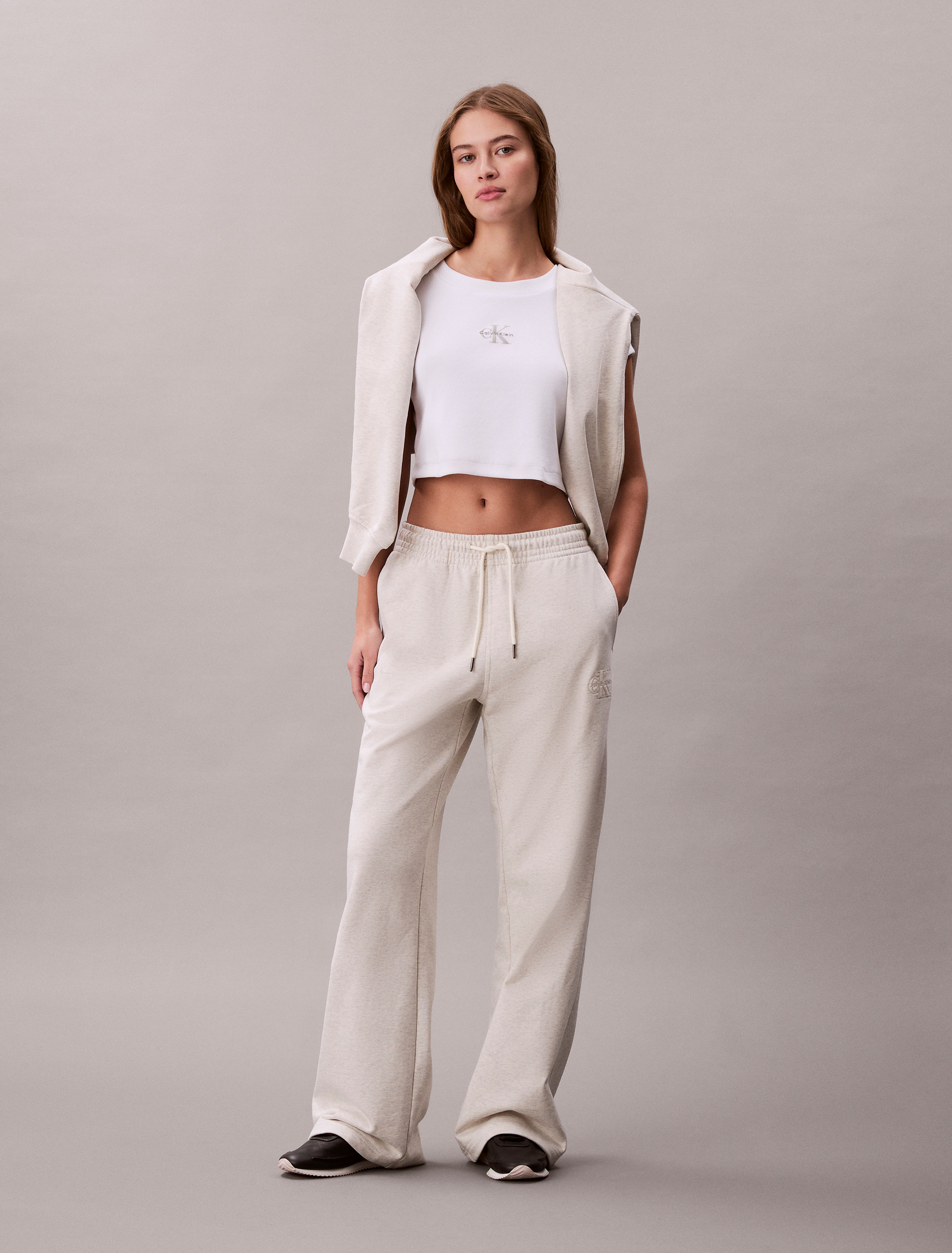 Cotton Terry Monogram Joggers