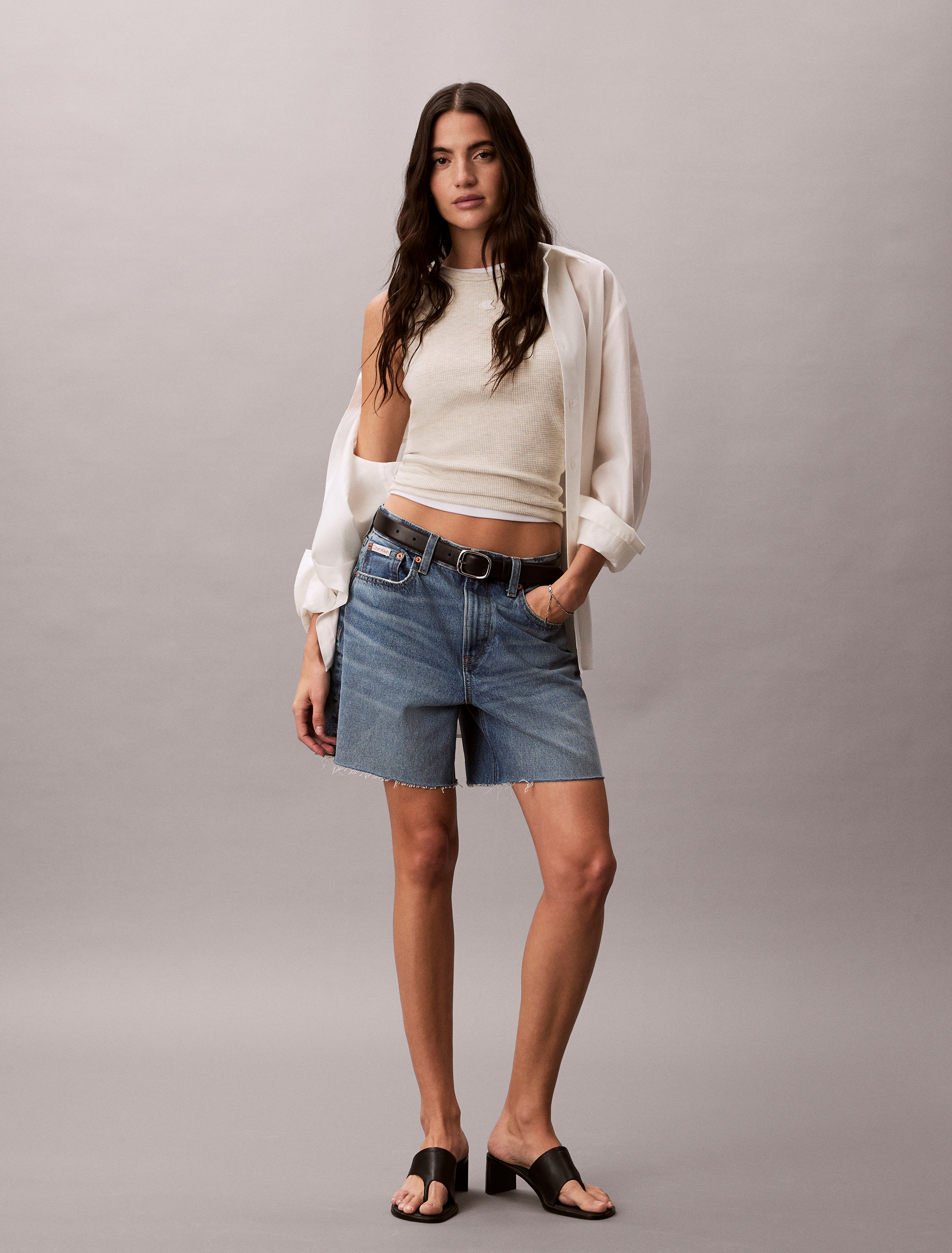 Slim Waffle Racerback Top