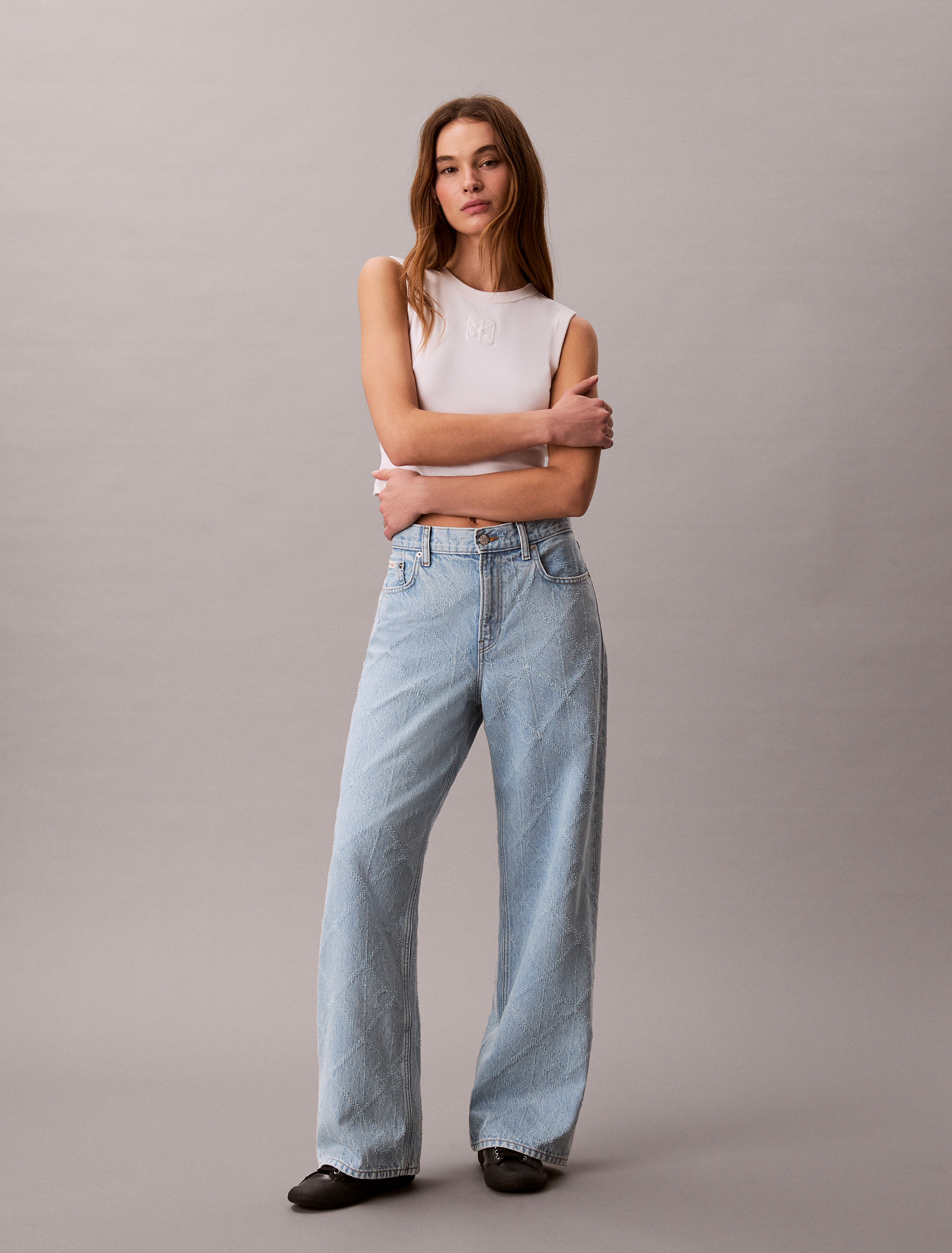 Low Rise Baggy Jeans