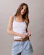 Monogram Ribbed Tank Top