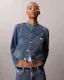 Denim Cropped Jacket
