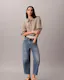 Cropped Barrel Jeans