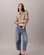 Cropped Barrel Jeans