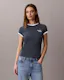 Calvin Klein Logo Slim Ringer Tee