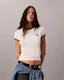 Calvin Klein Logo Slim Ringer Tee