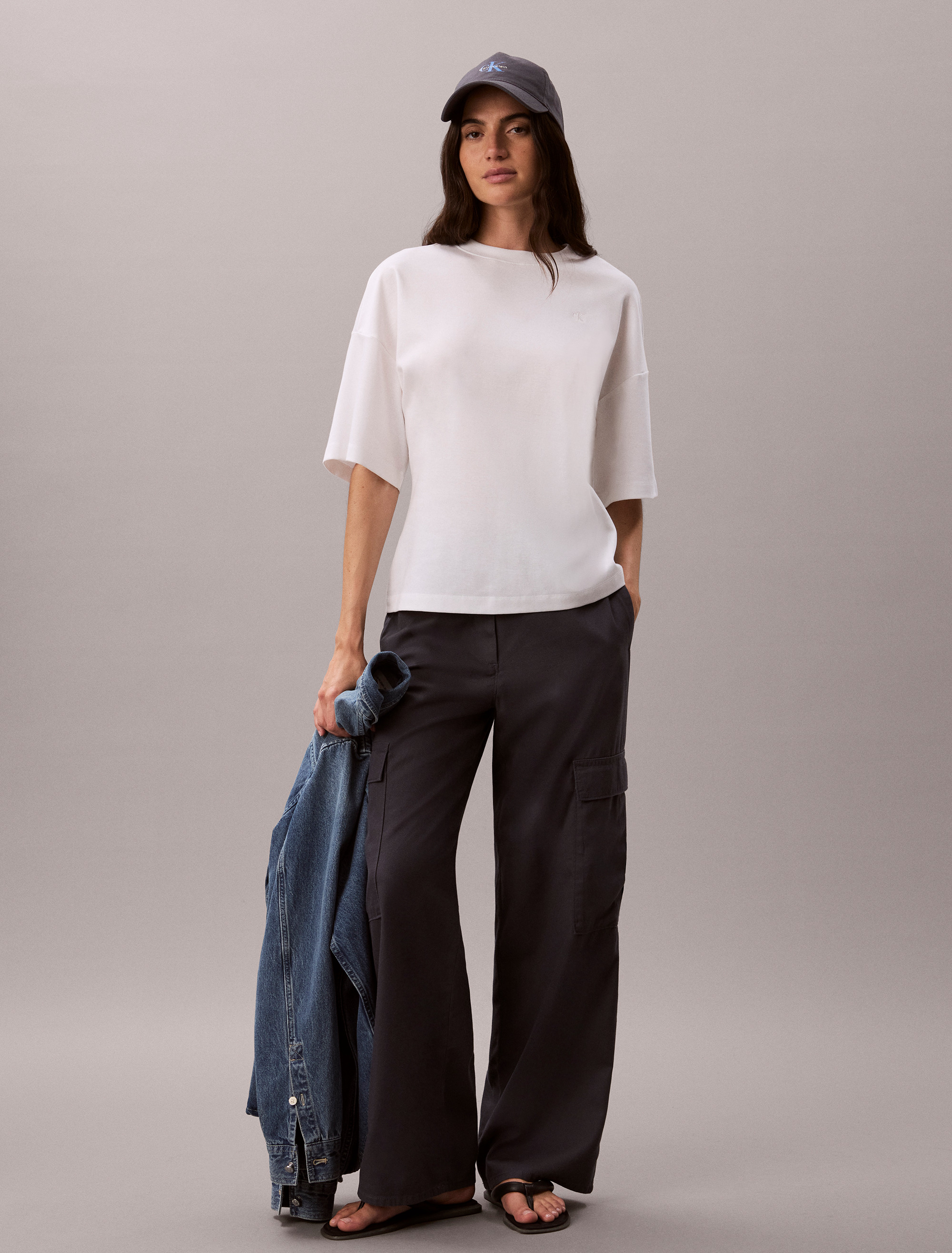 Cotton Cinched Waist T-Shirt