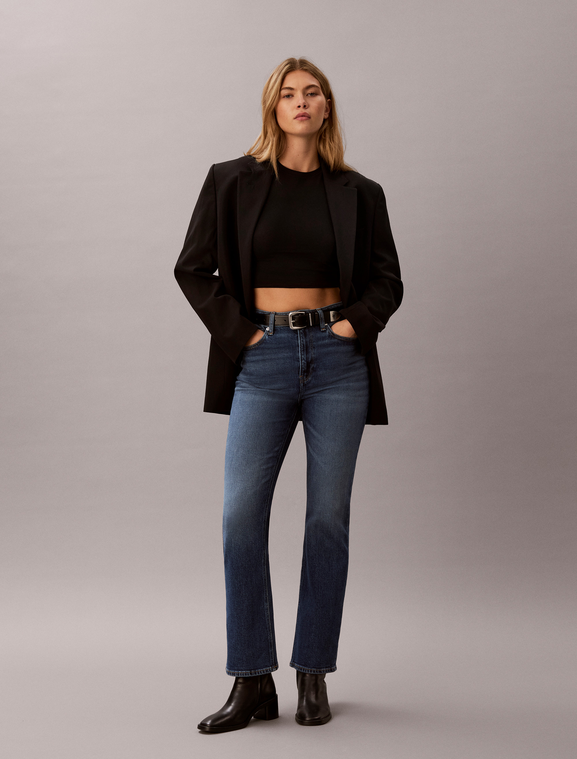 High Rise Bootcut Jeans