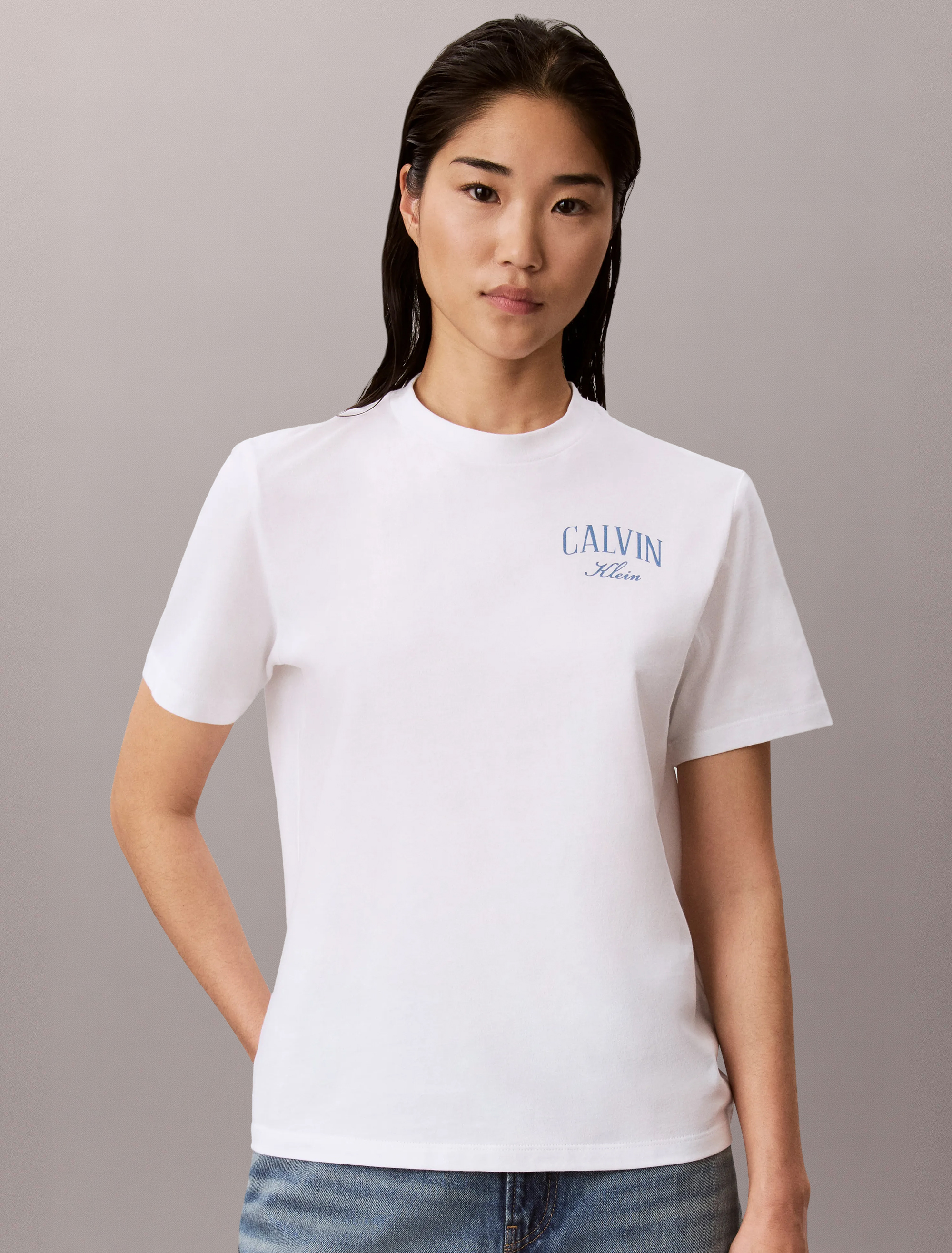 Classic Metallic Logo Tee