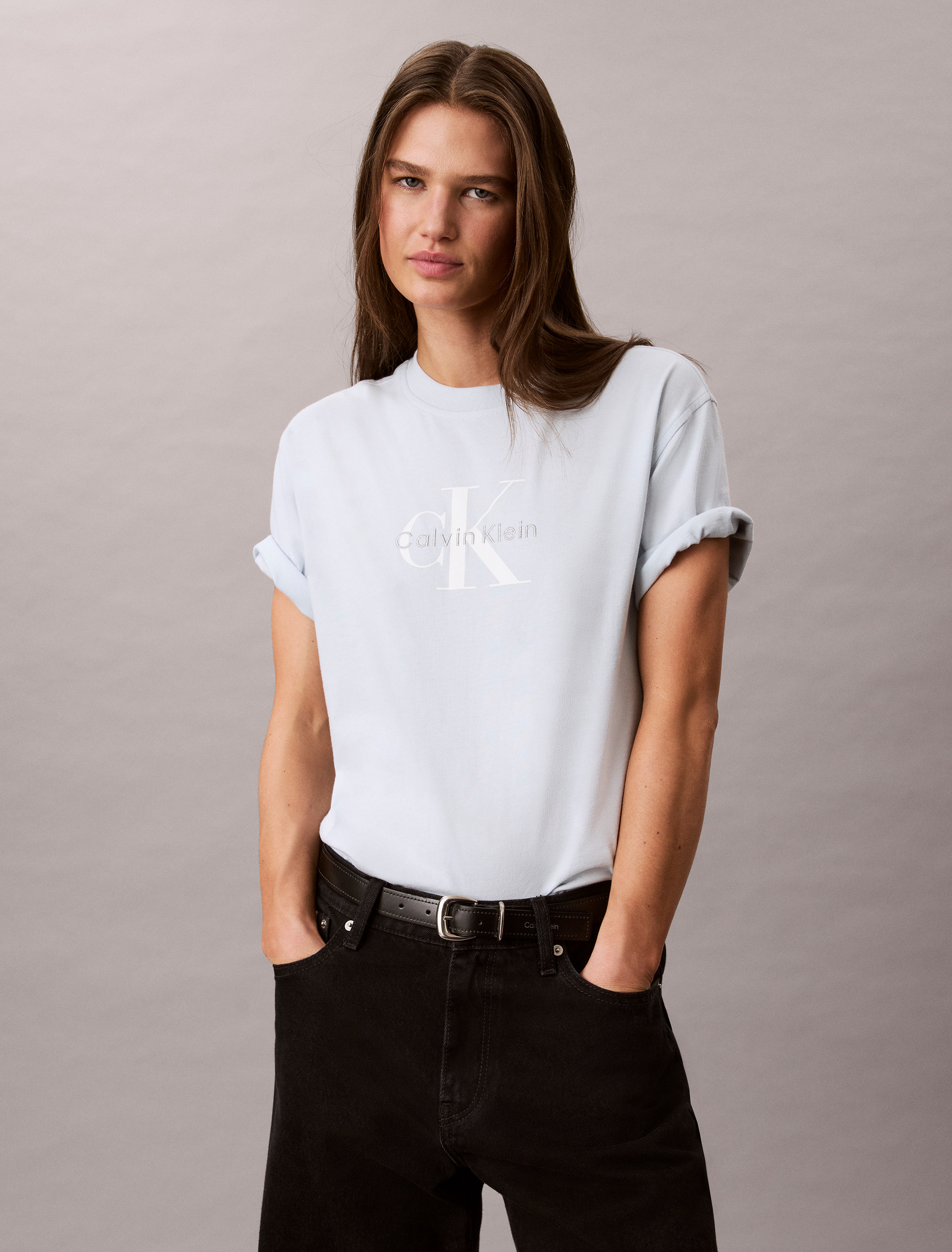 Relaxed Embroidered Monologo T-Shirt