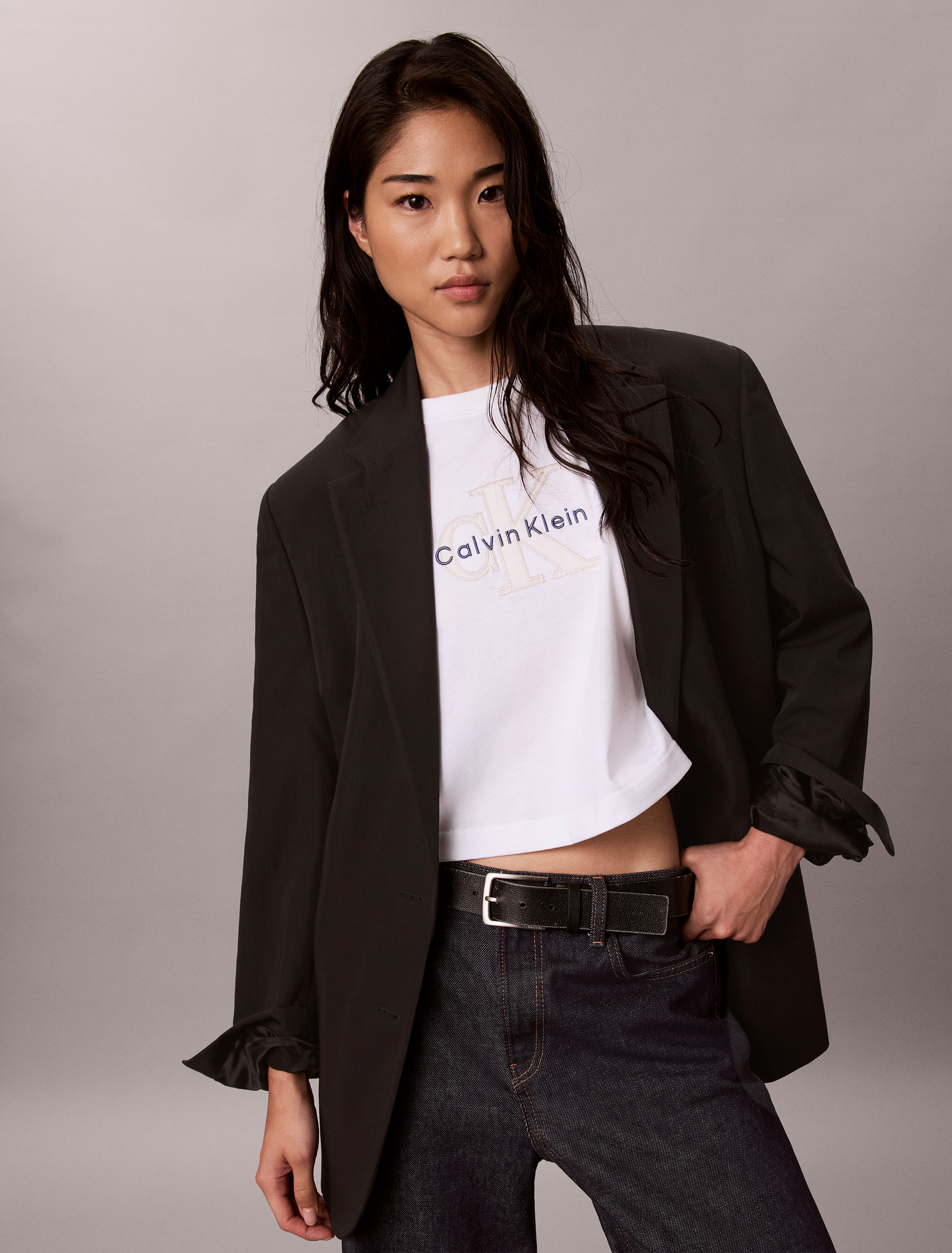 Denim Monologo Boxy T-Shirt