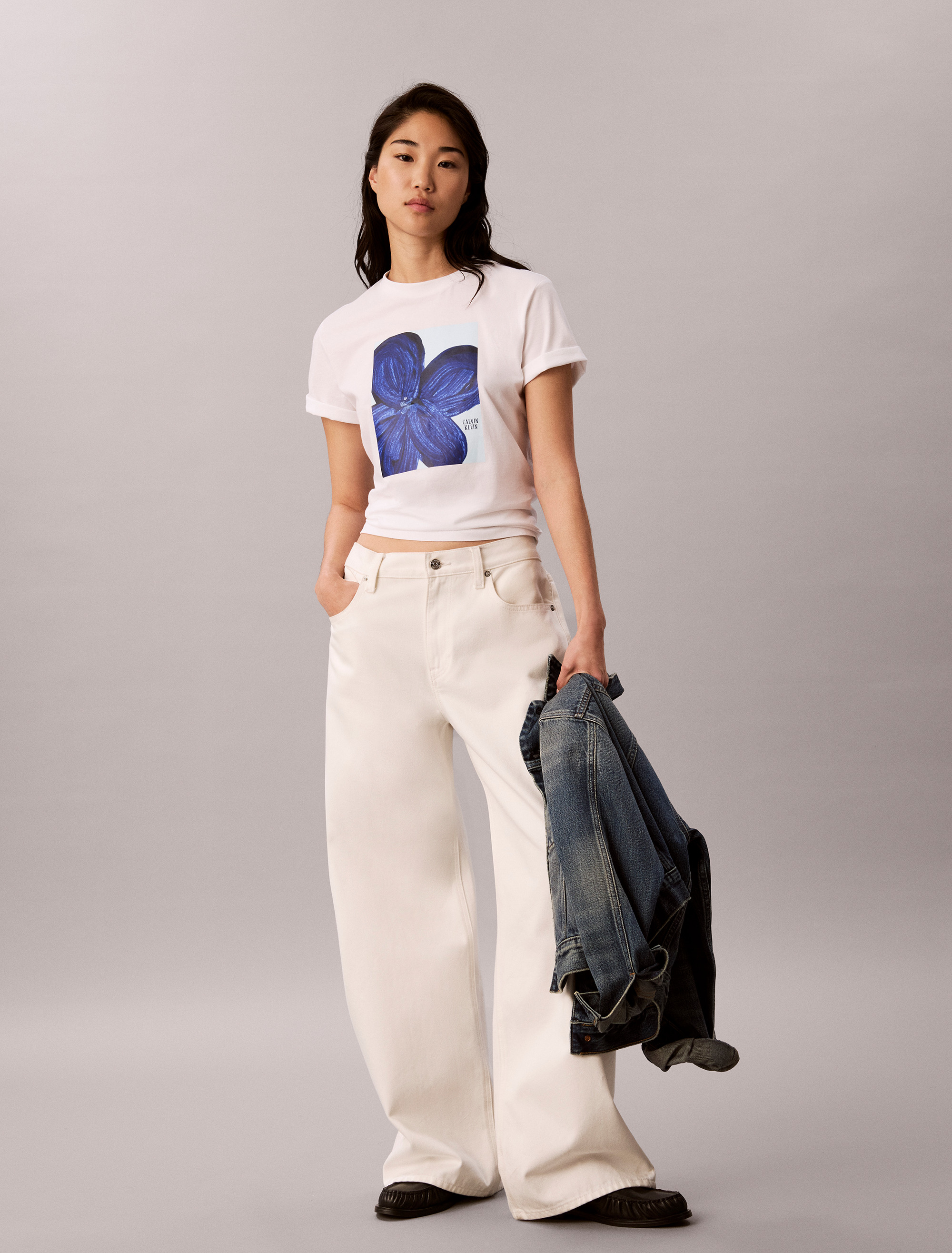 Floral Graphic Logo Tee