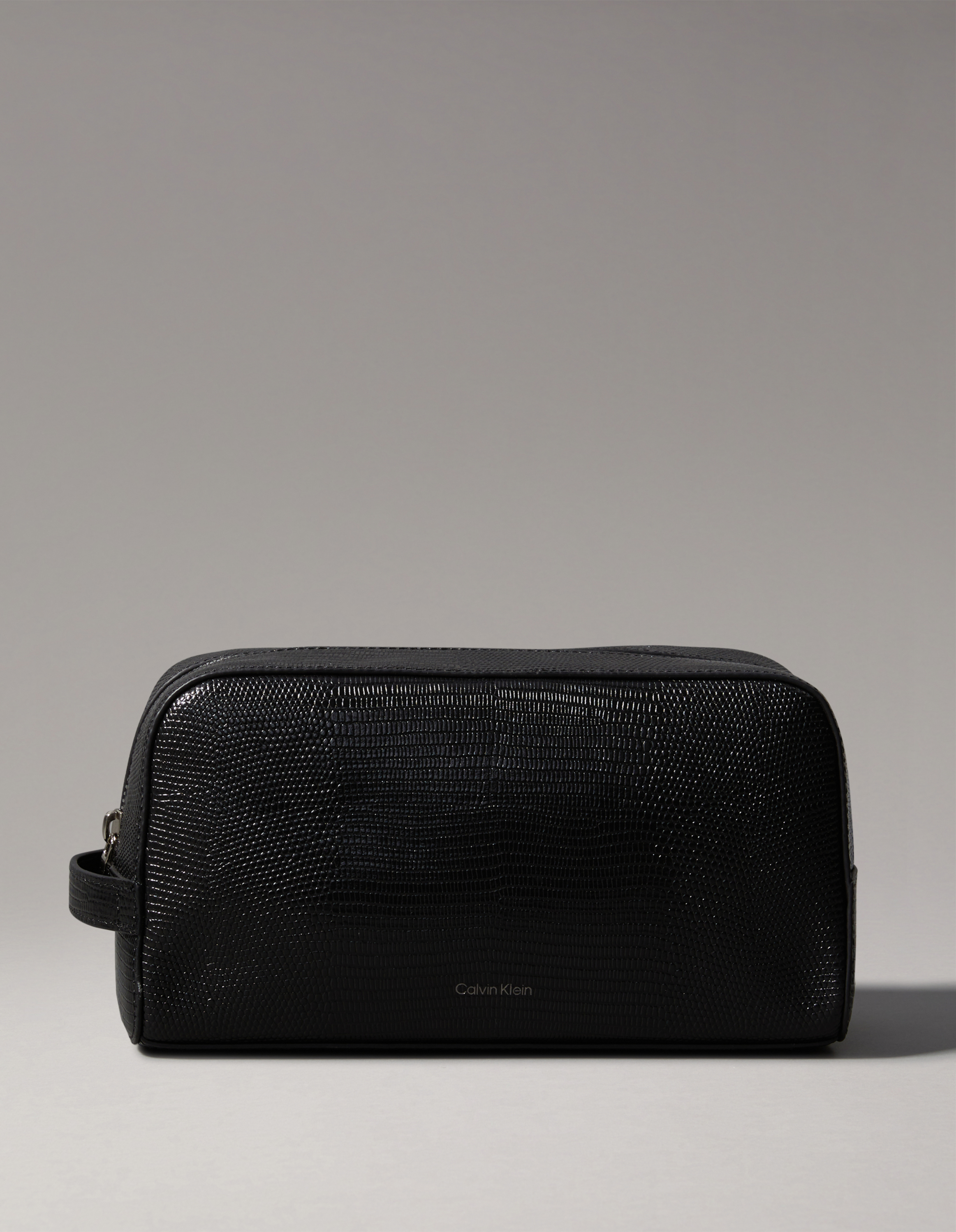 Embossed Lizard Wash Bag