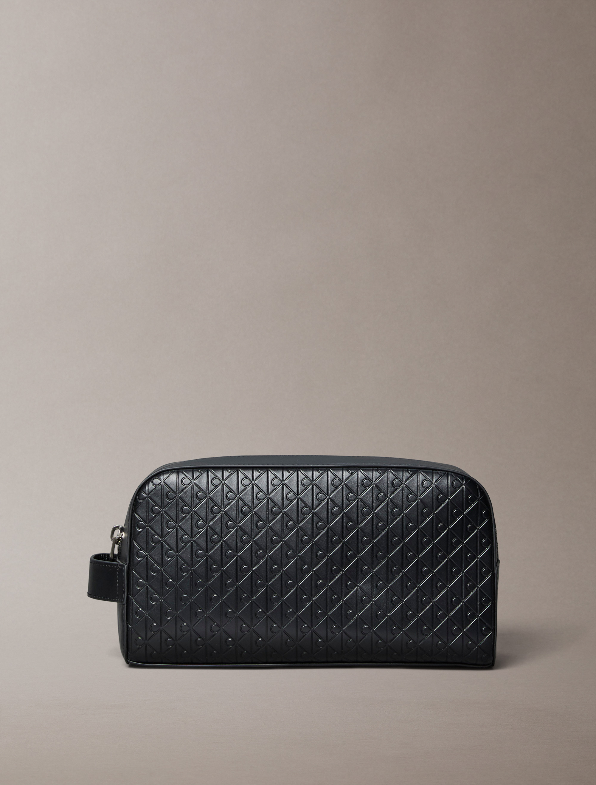 Embossed Emblem Logo Wash Bag