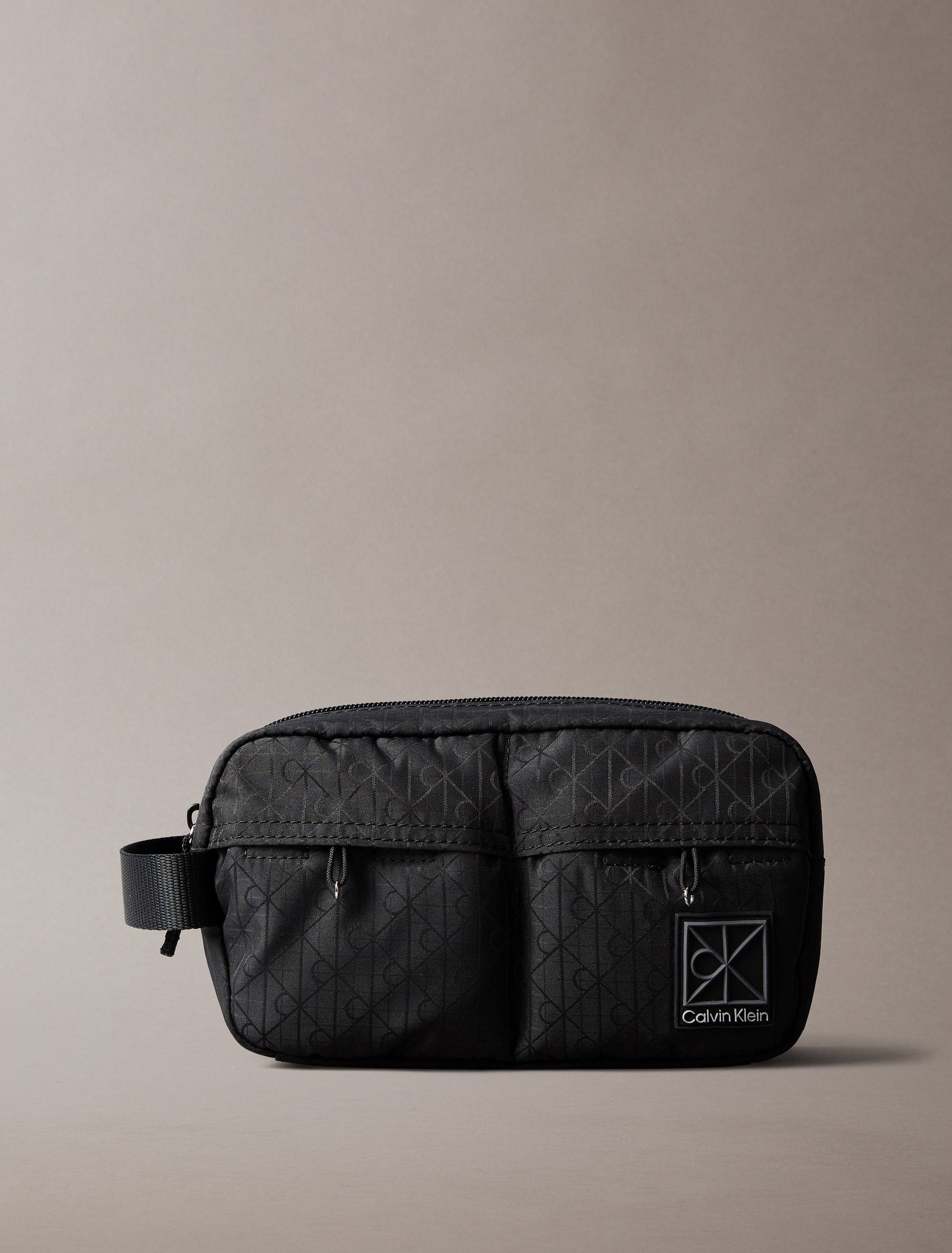 Allover Emblem Logo Jacquard Dopp Kit