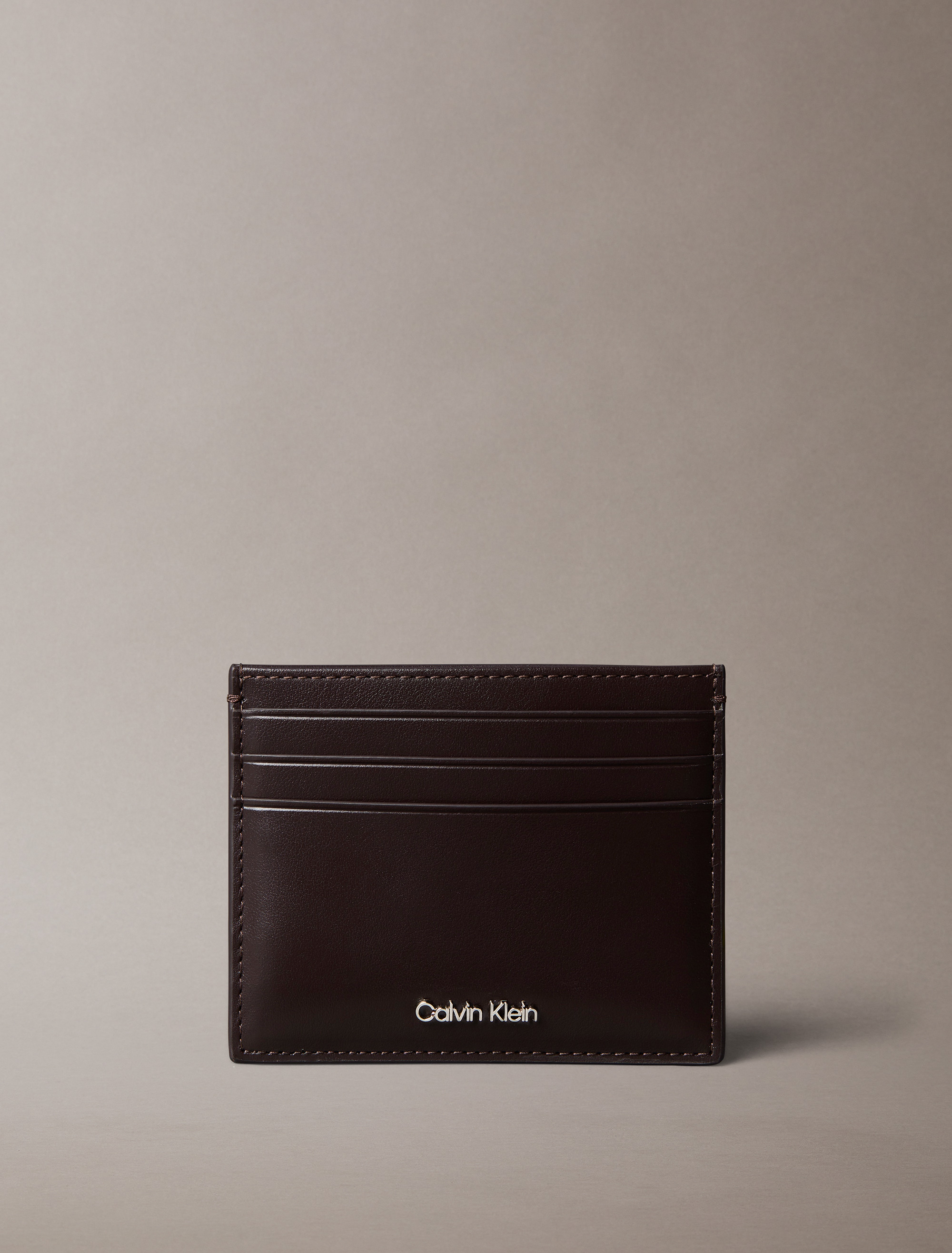 Leather RFID Logo Cardholder
