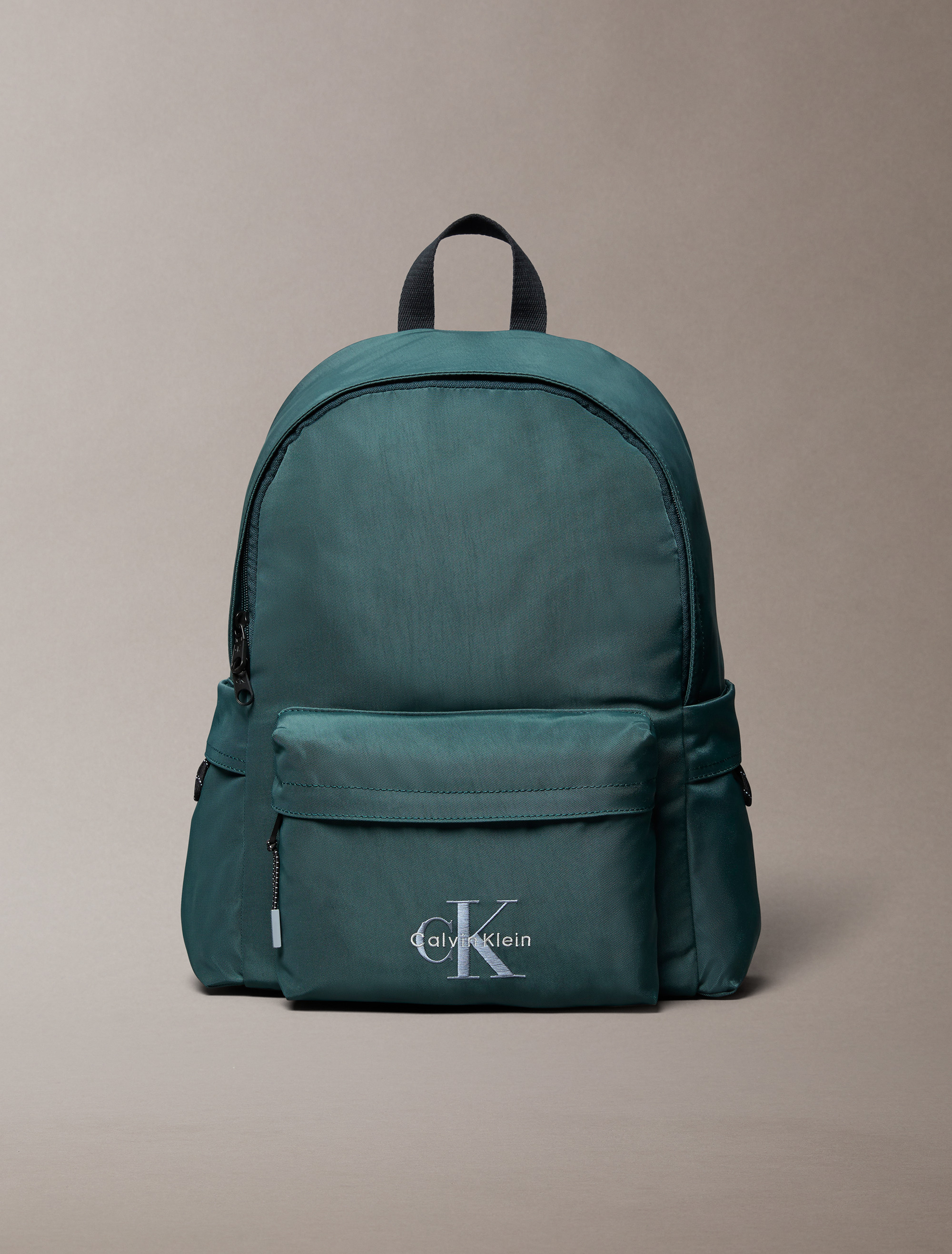 Nylon Monogram Logo Backpack