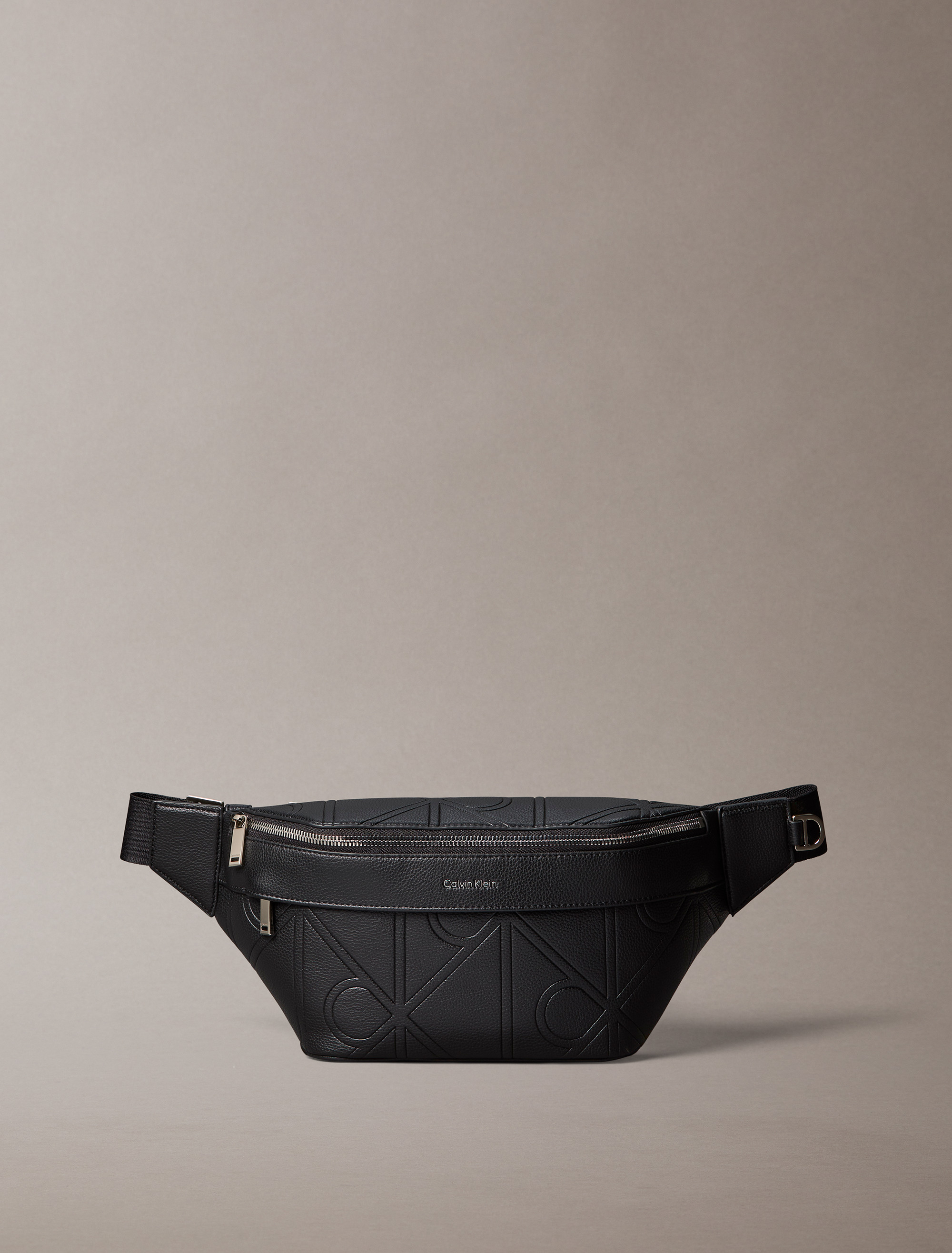Embossed Allover Emblem Logo Waistbag