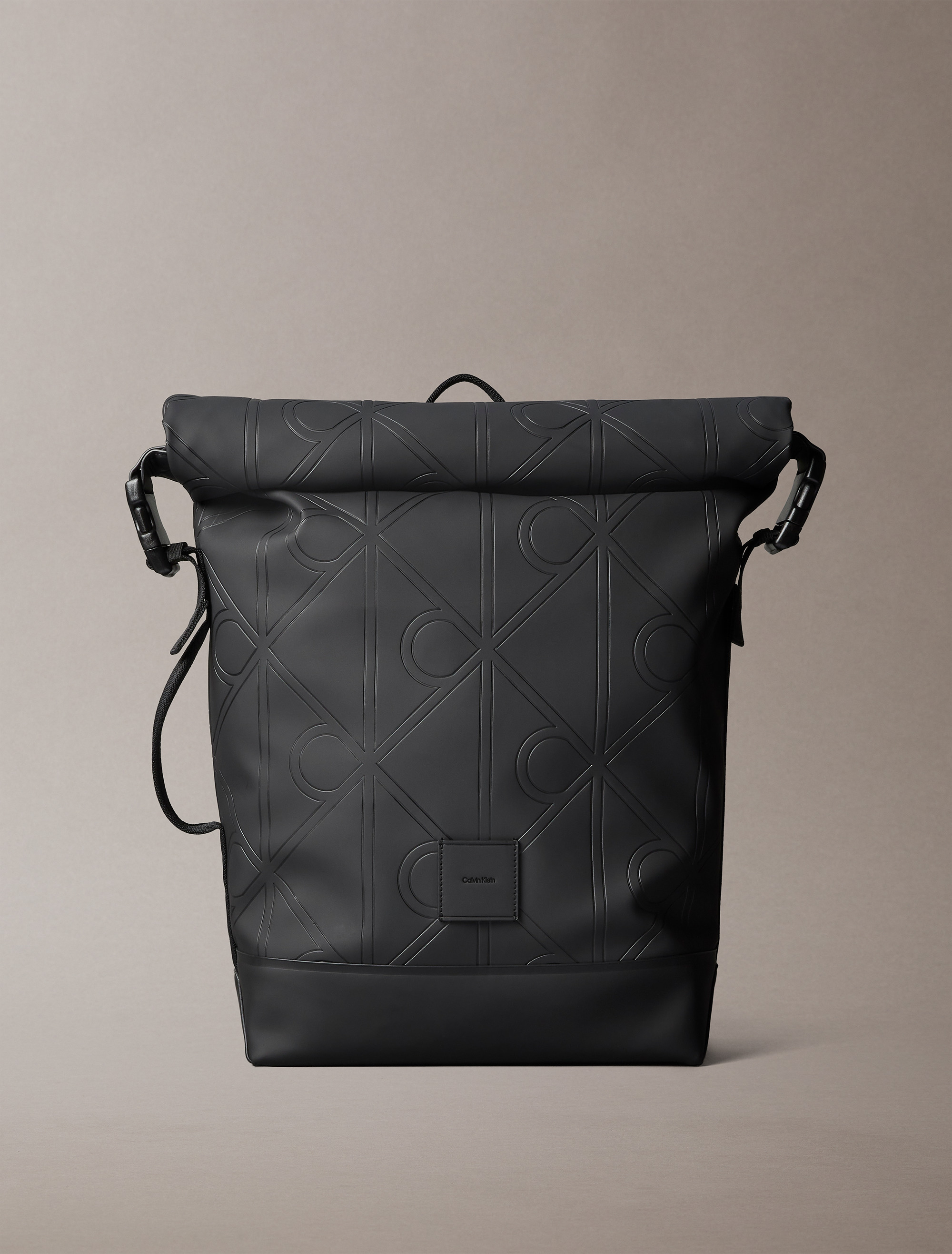 Waterproof Emblem Rolltop Backpack