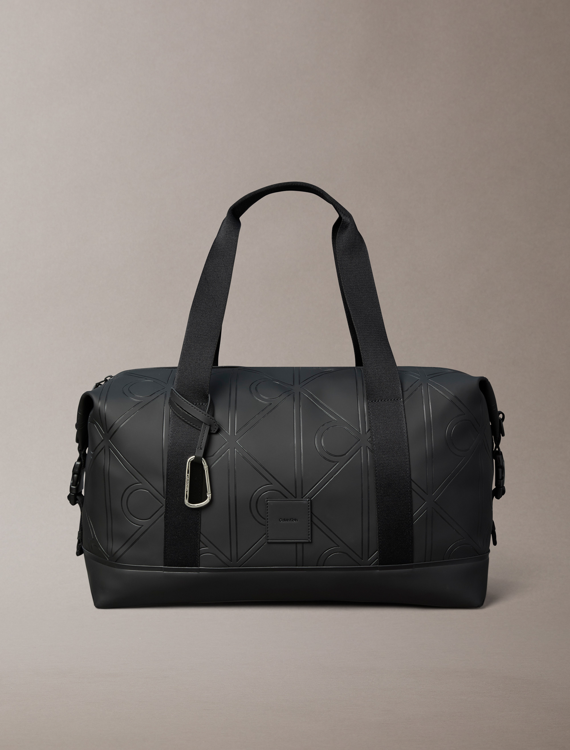 Emblem Logo Rubberized Duffle Bag
