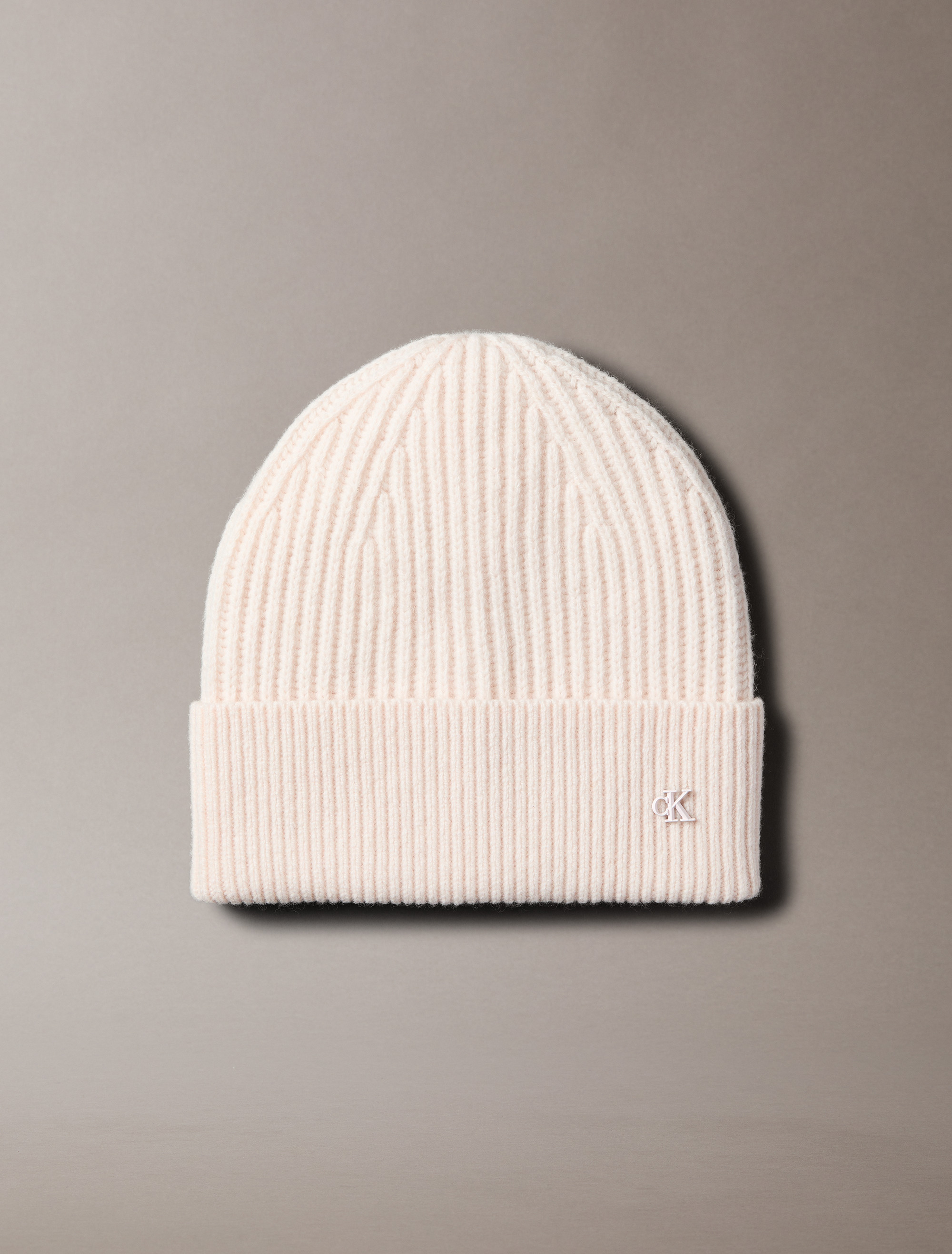 Wool Blend Signature Logo Beanie