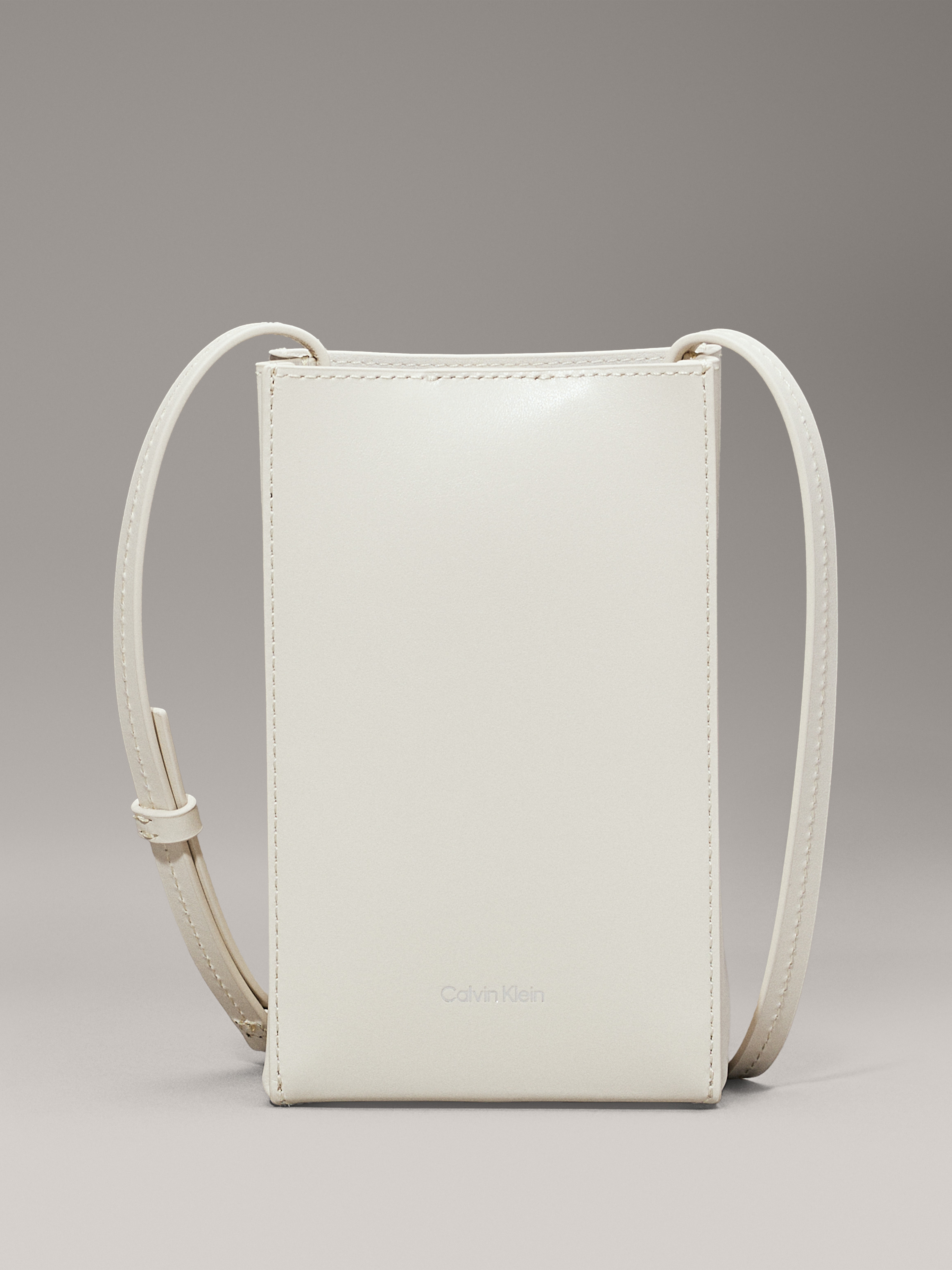 Line Leather Crossbody Bag | Calvin Klein