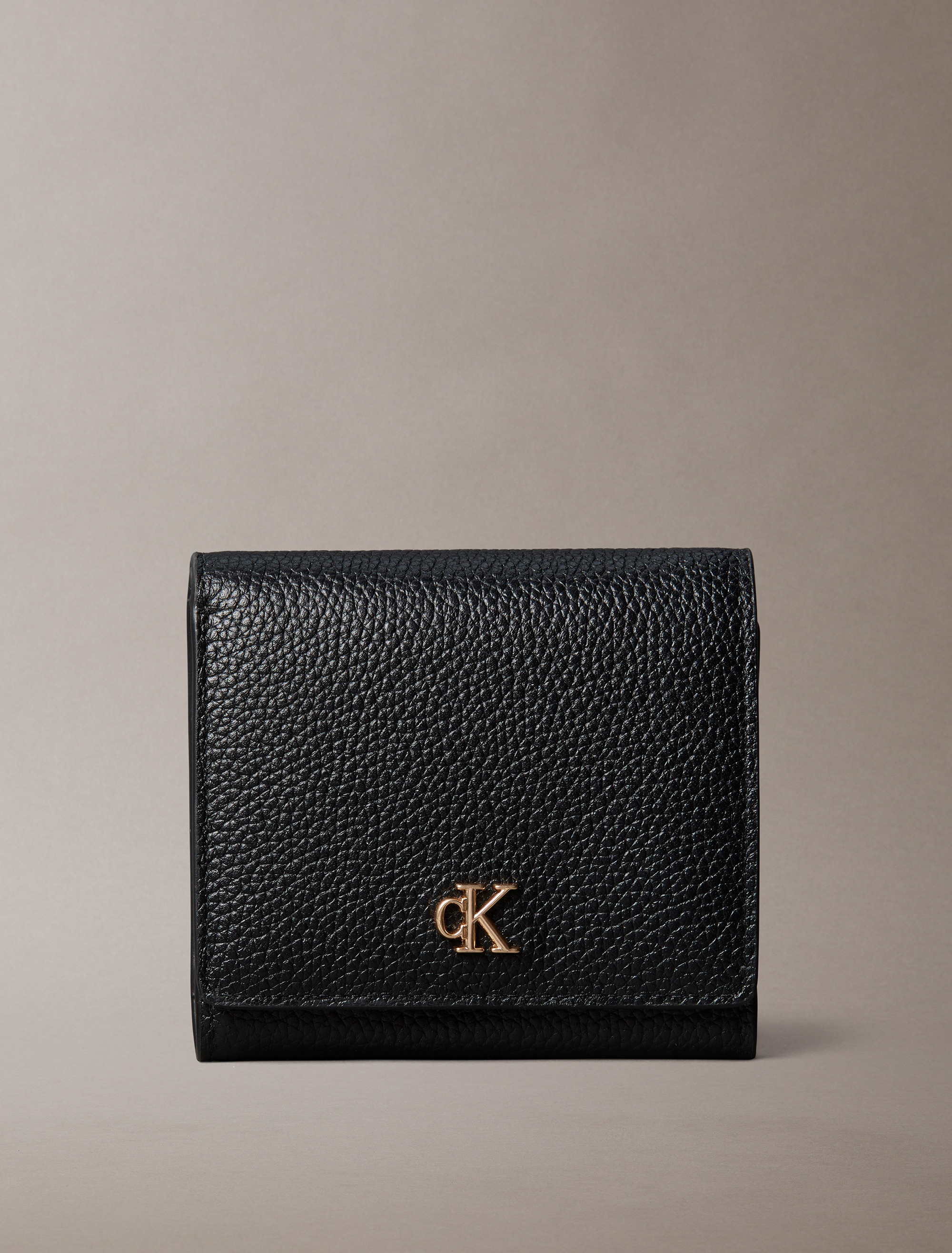 Leather RFID Monogram Wallet
