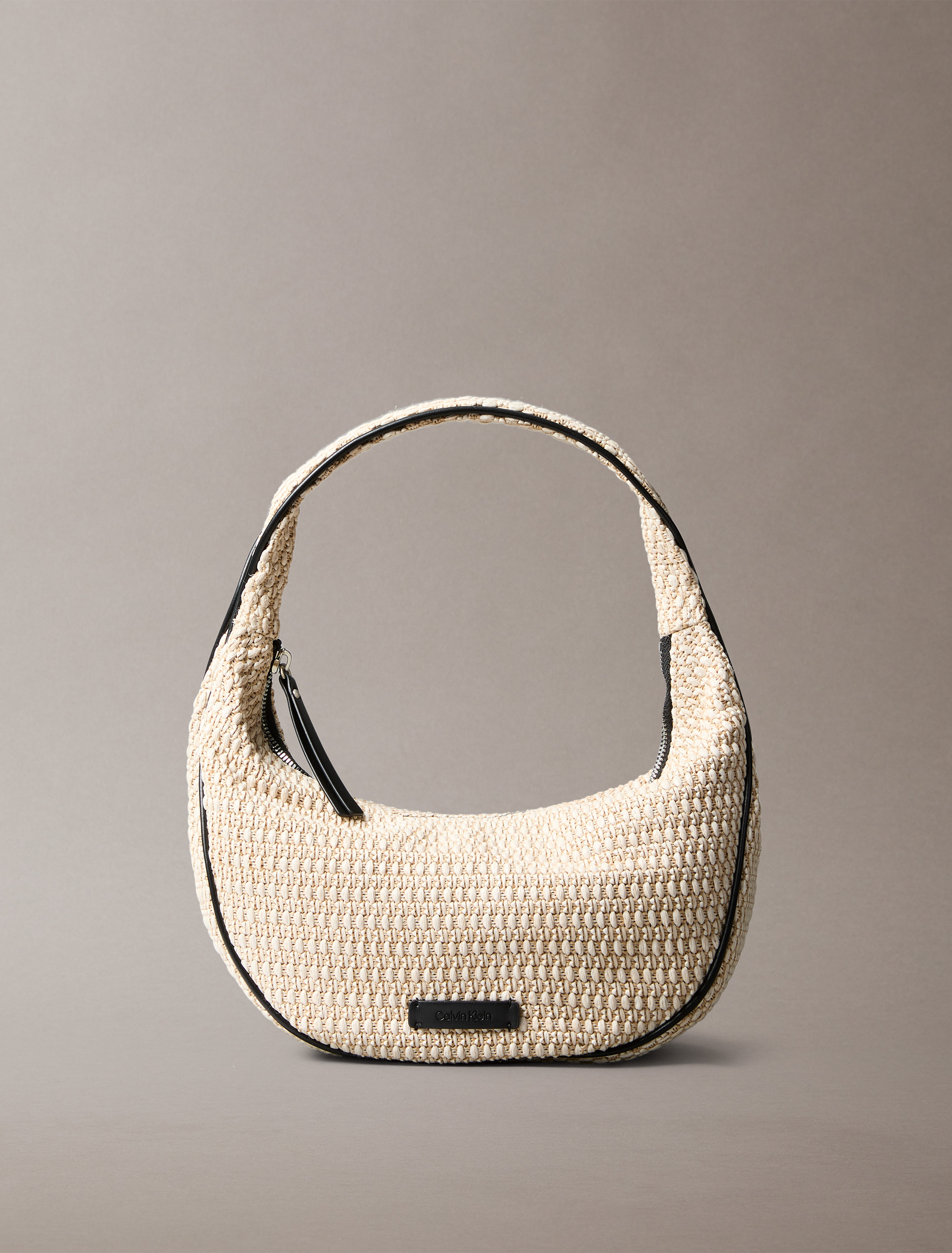 Raffia Hobo Bag