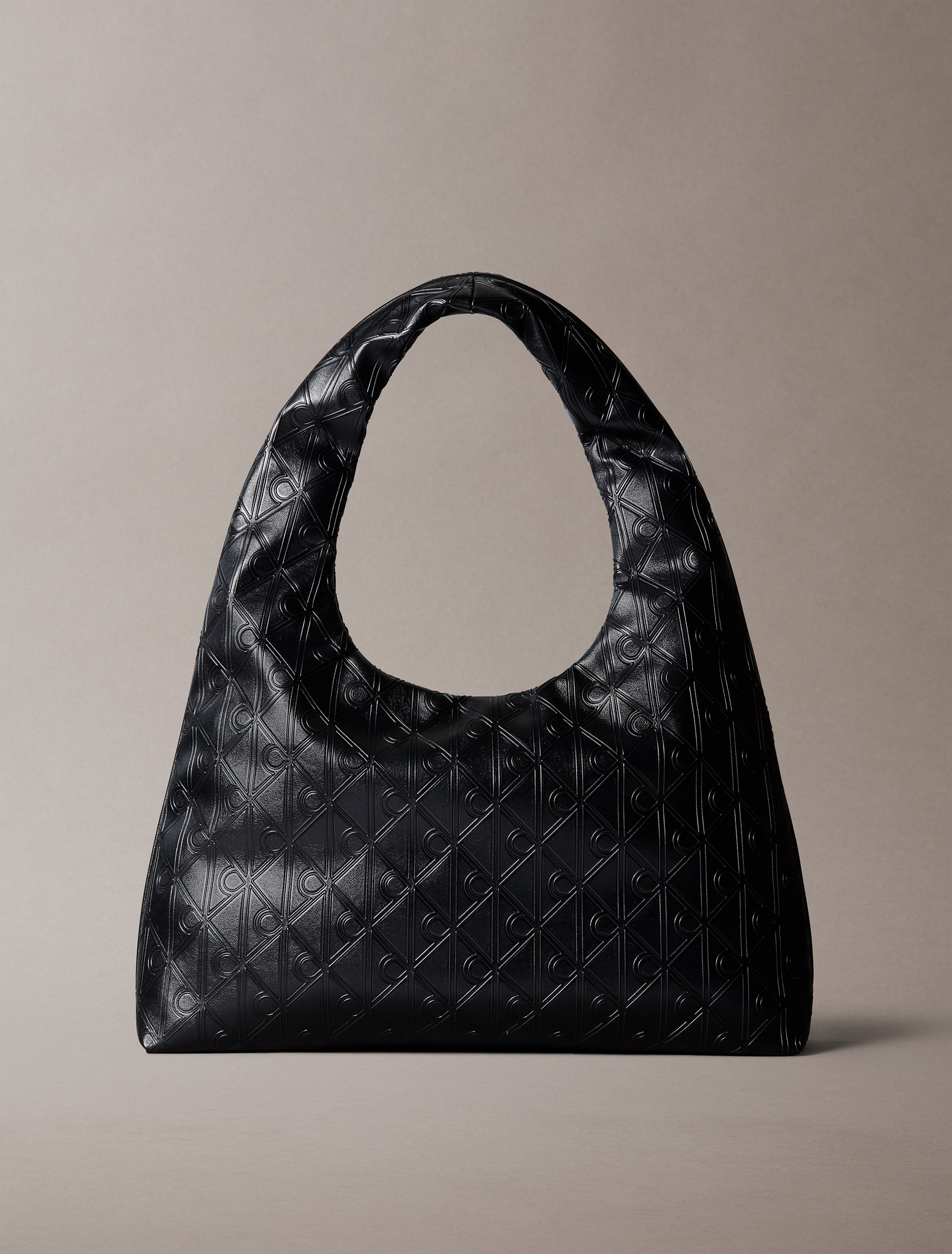 Puffer Emblem Logo Shoulder Bag