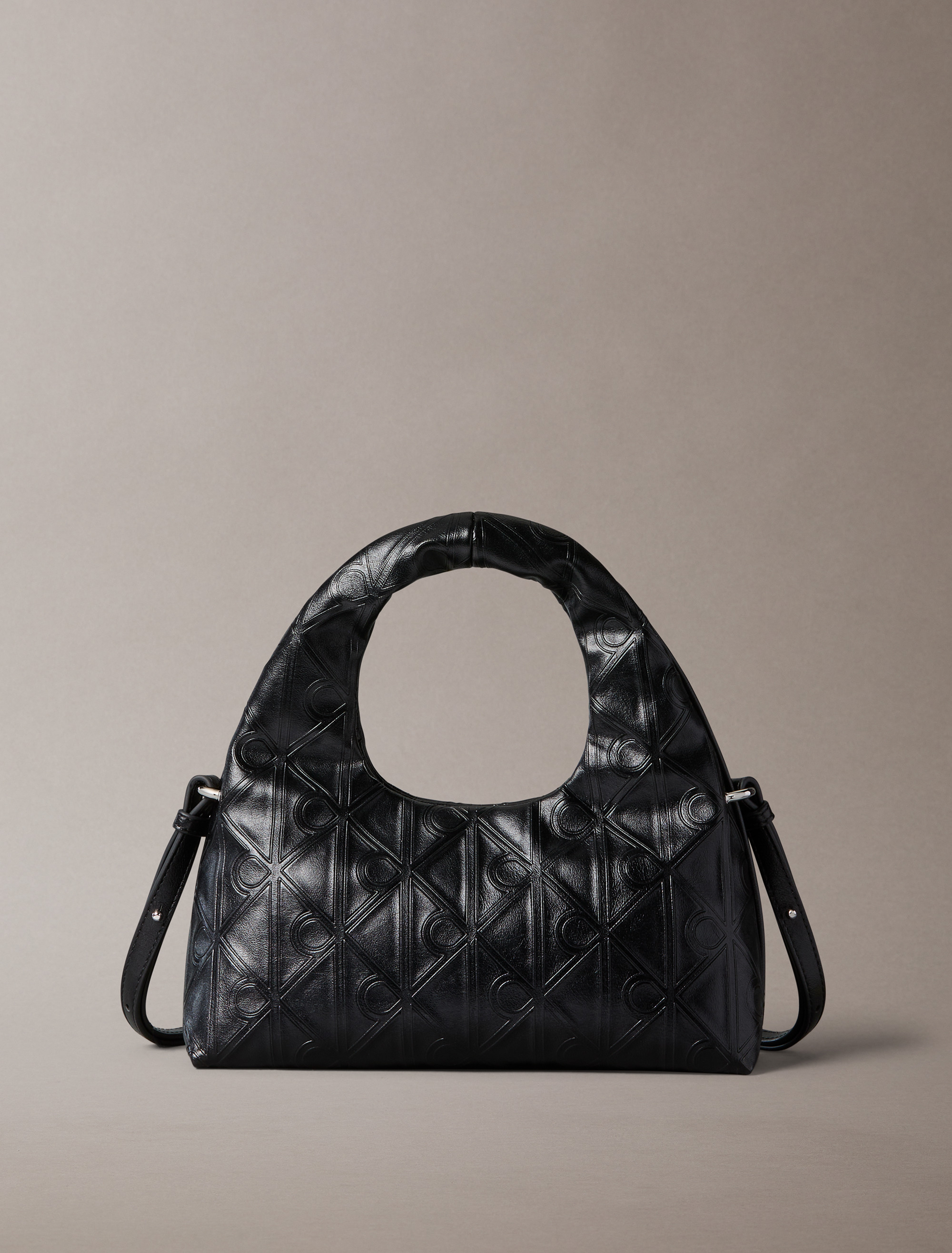 Puffer Emblem Logo Shoulder Bag