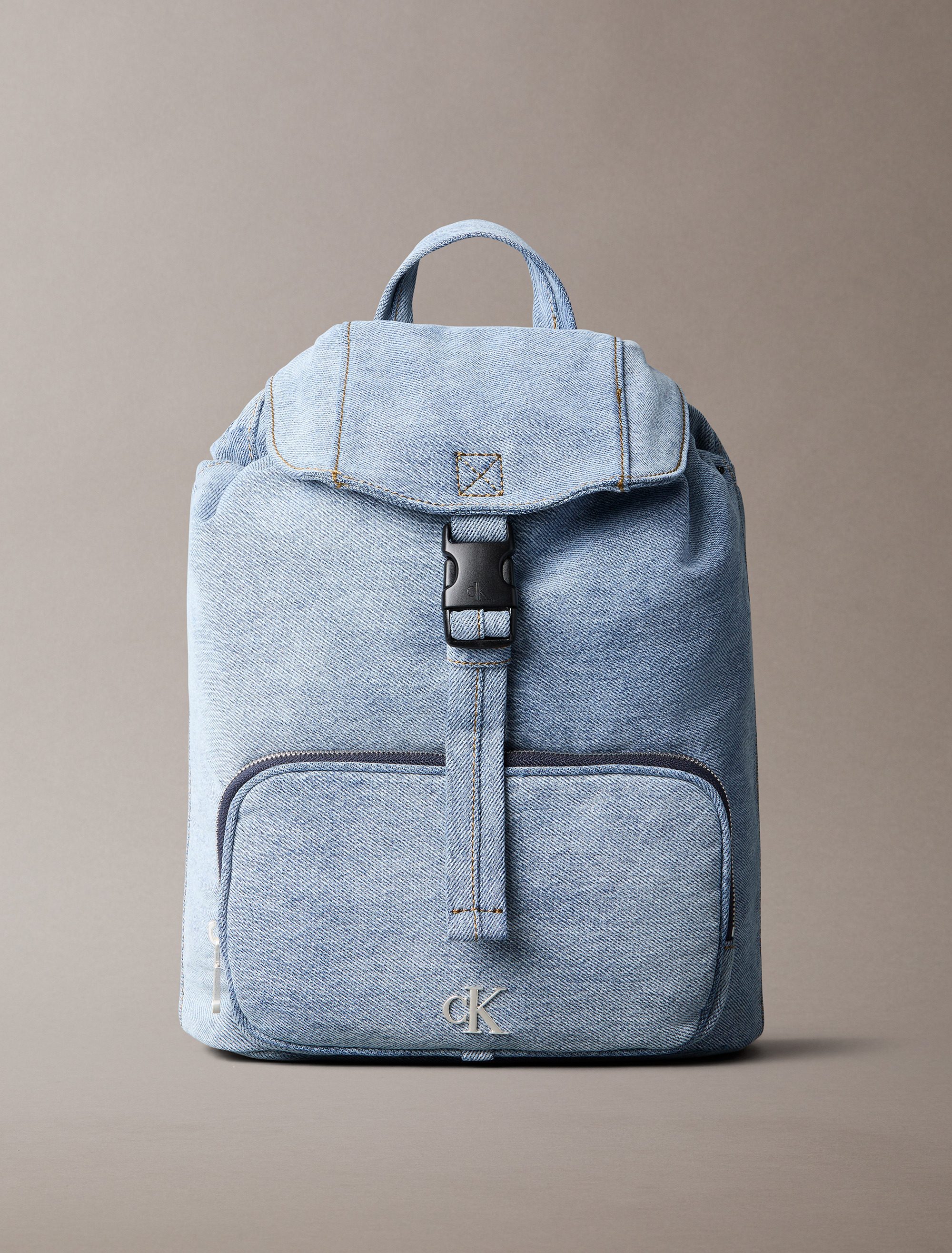 Mini Denim Backpack