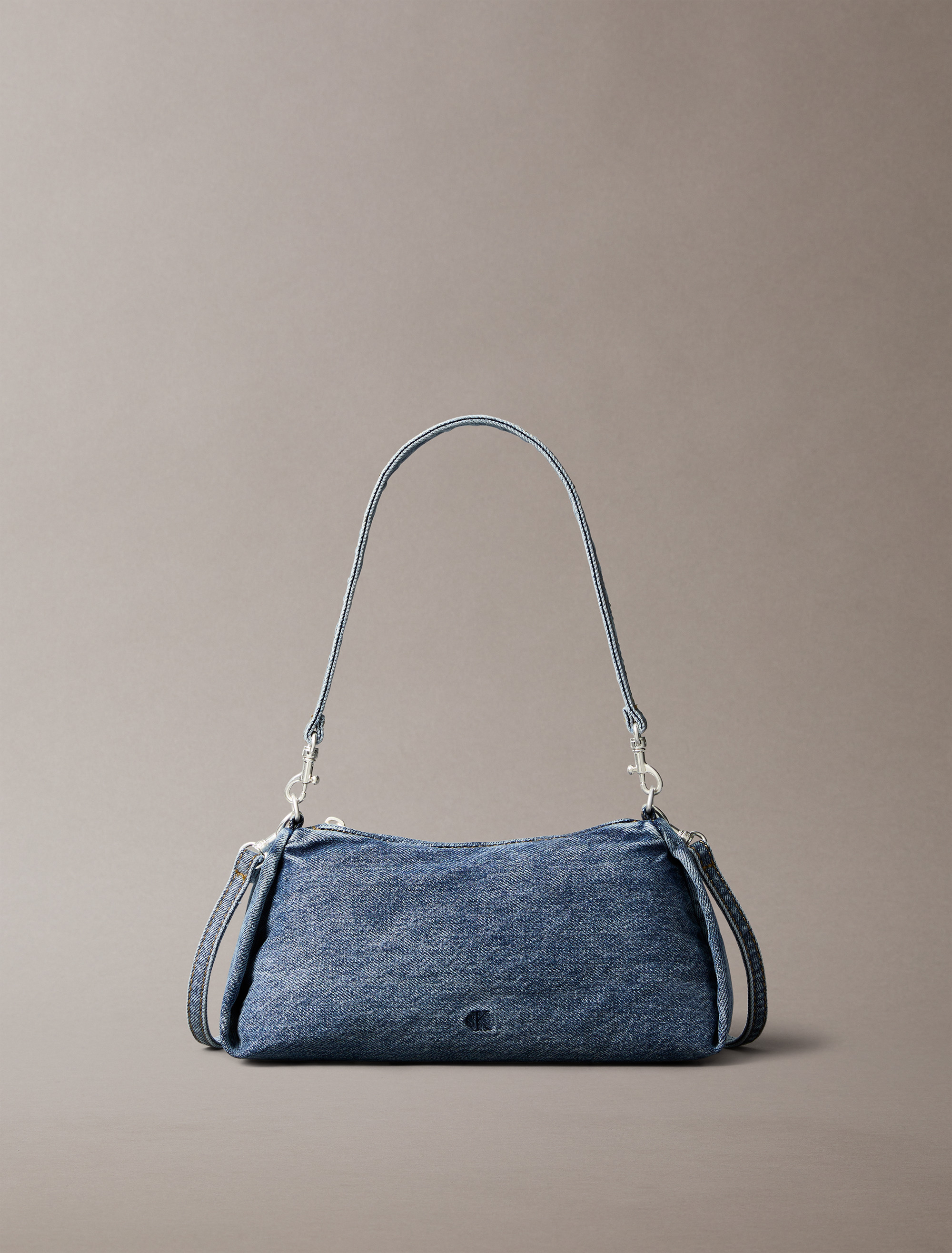 ★ ★ Women's Logo Denim Small Soft Hobo Bag 4F32 fleming-soft-denim-hobo-bag-