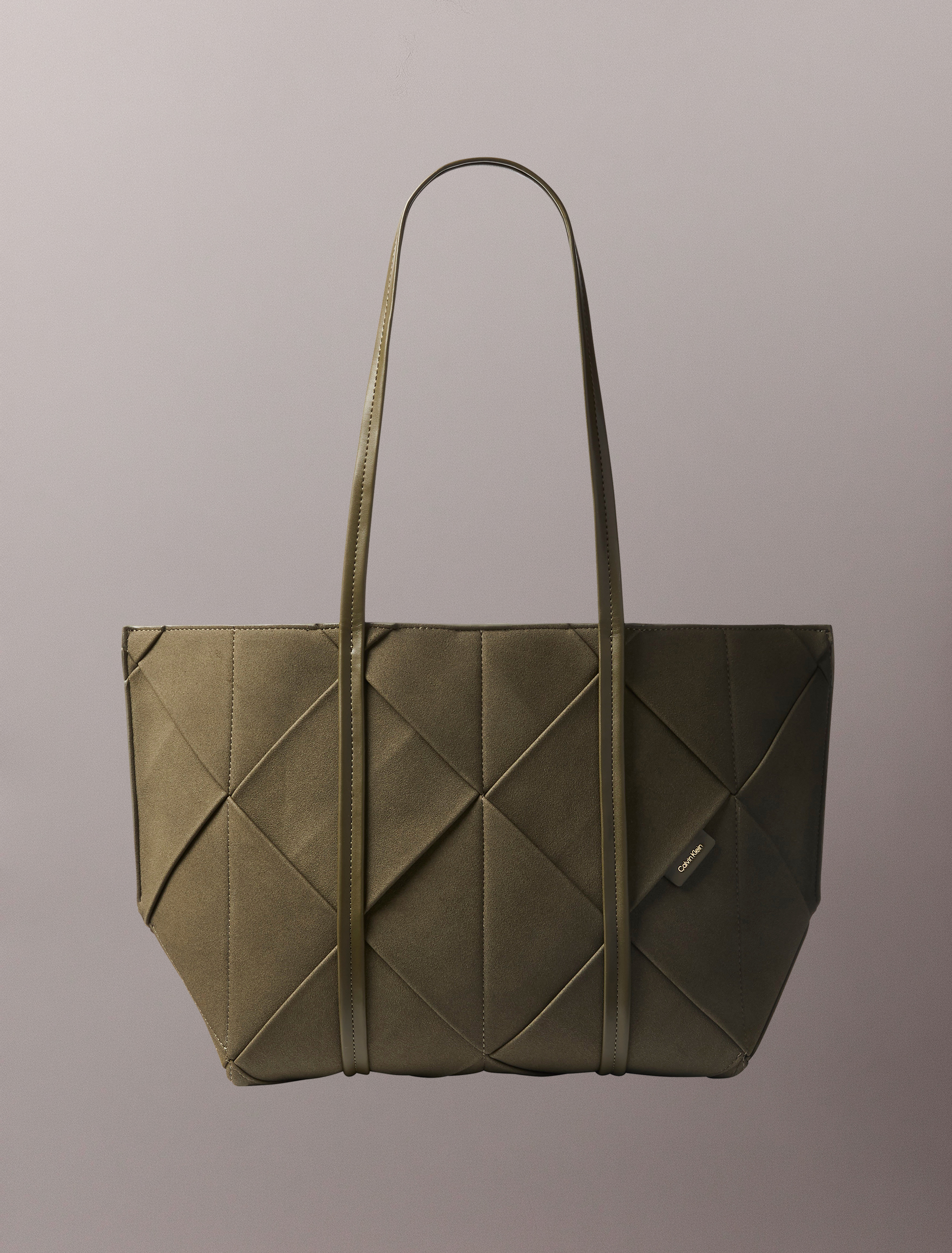 Woven Sueded Carryall Bag