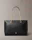 Minimal Monogram Chain Tote Bag