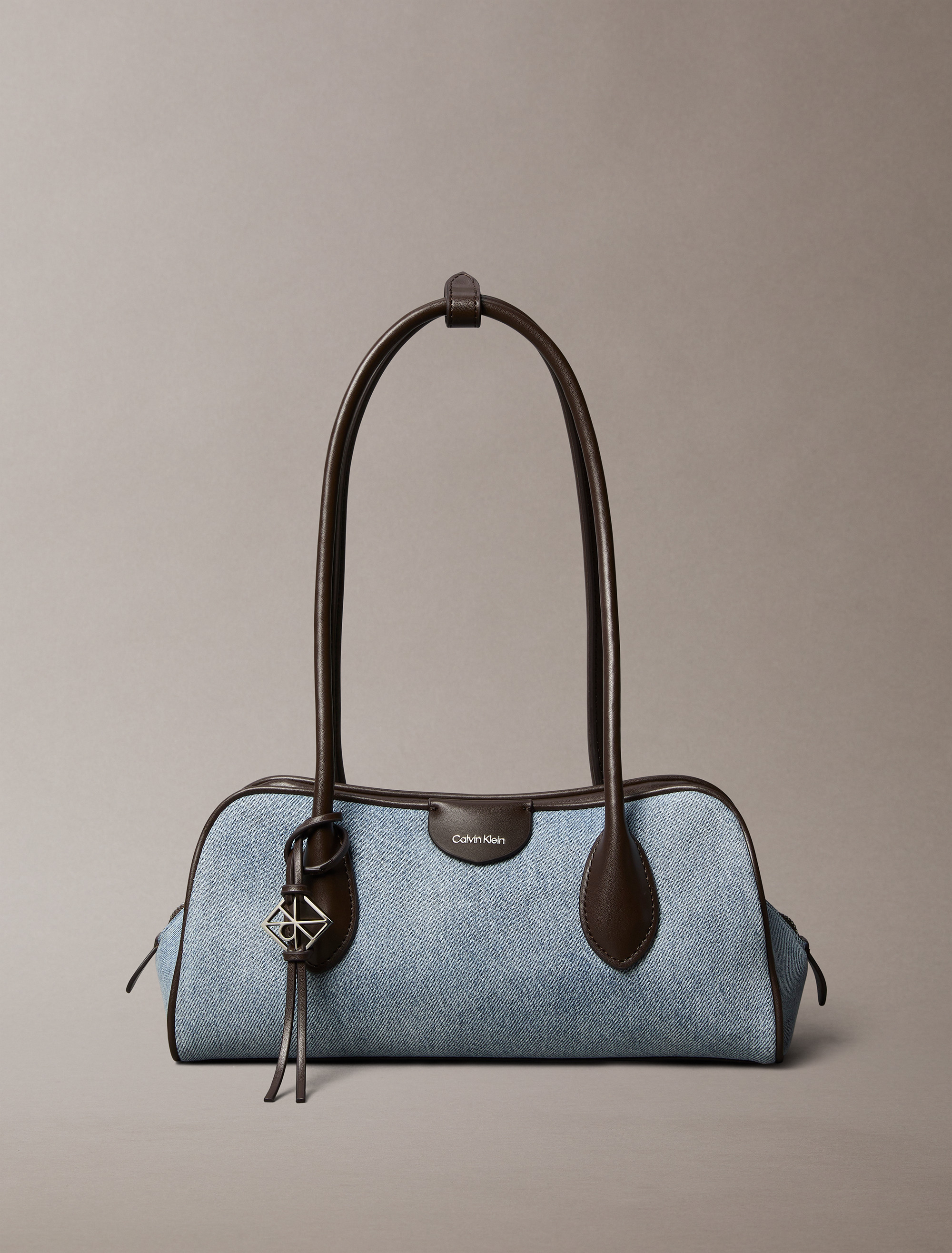 Emblem Trio Denim Shoulder Bag