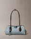 Emblem Trio Denim Shoulder Bag