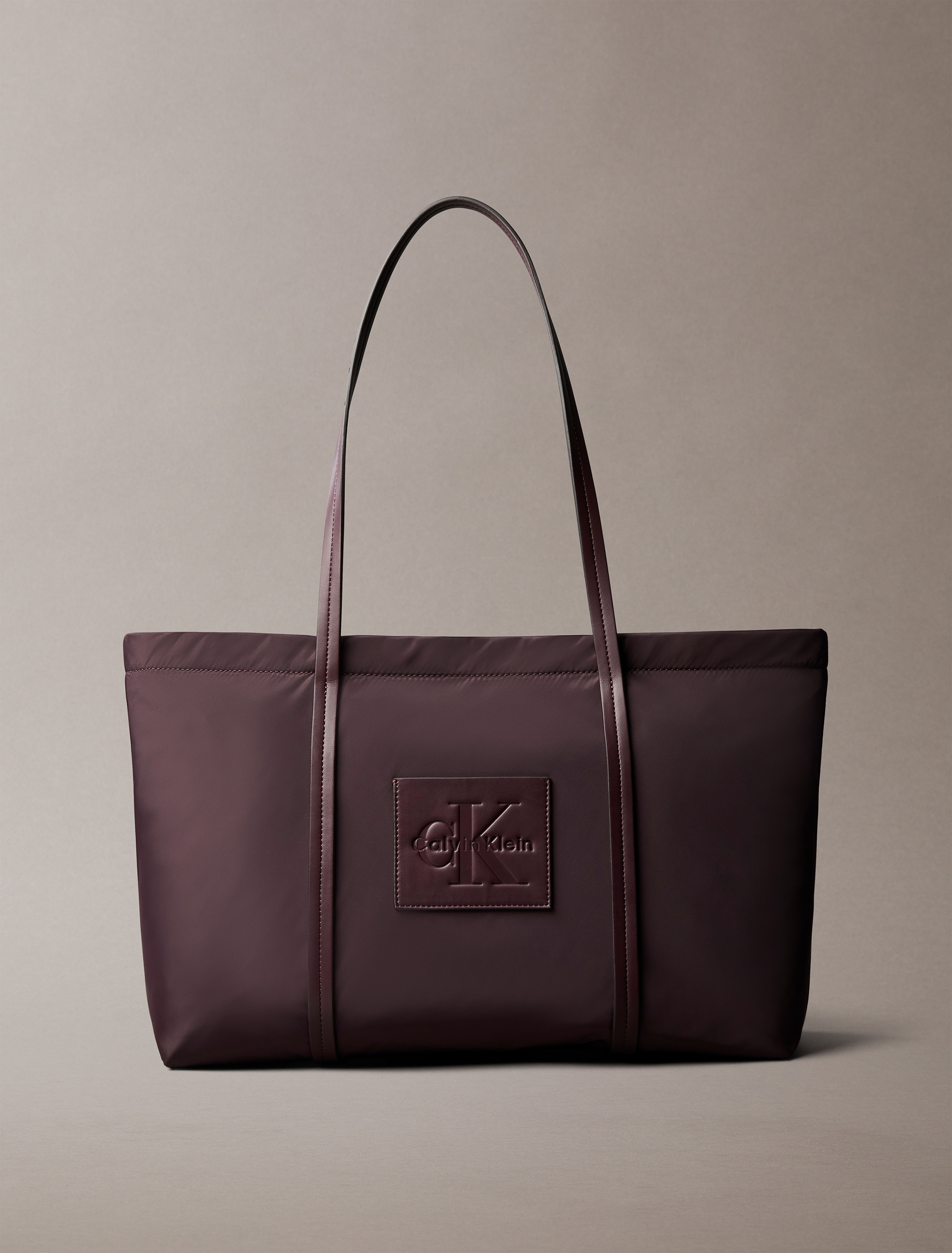 Embossed Monologo Tote Bag
