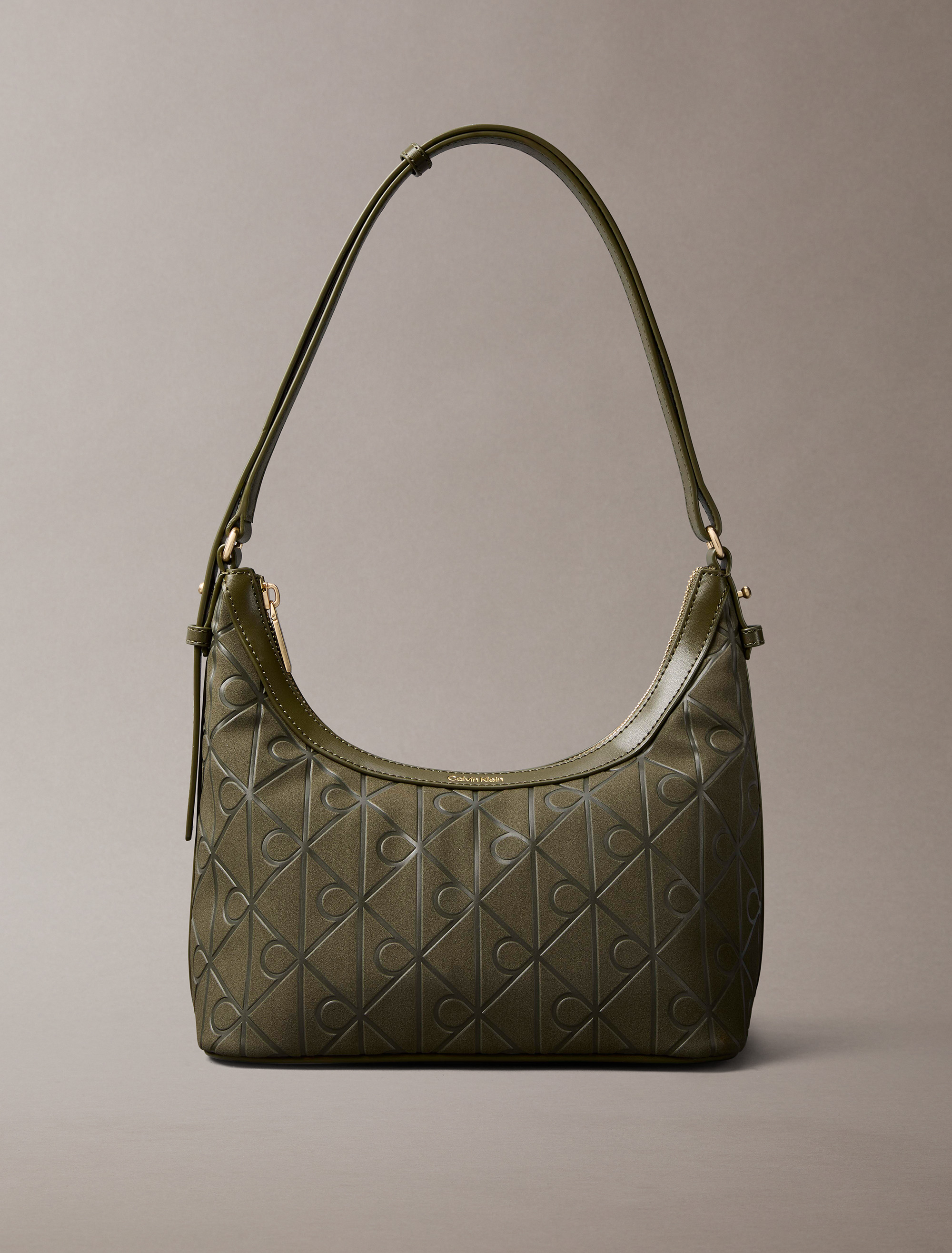 Allover Emblem Logo Small Shoulder Bag