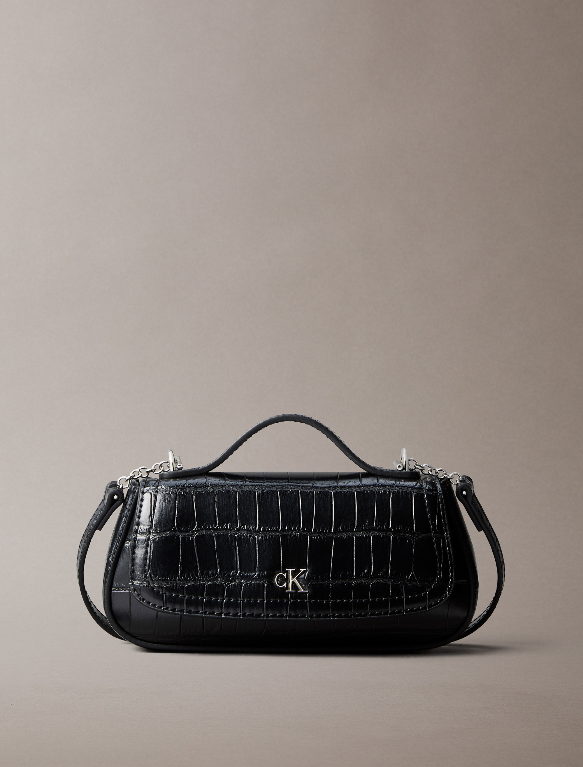 Croc Embossed Crossbody Bag